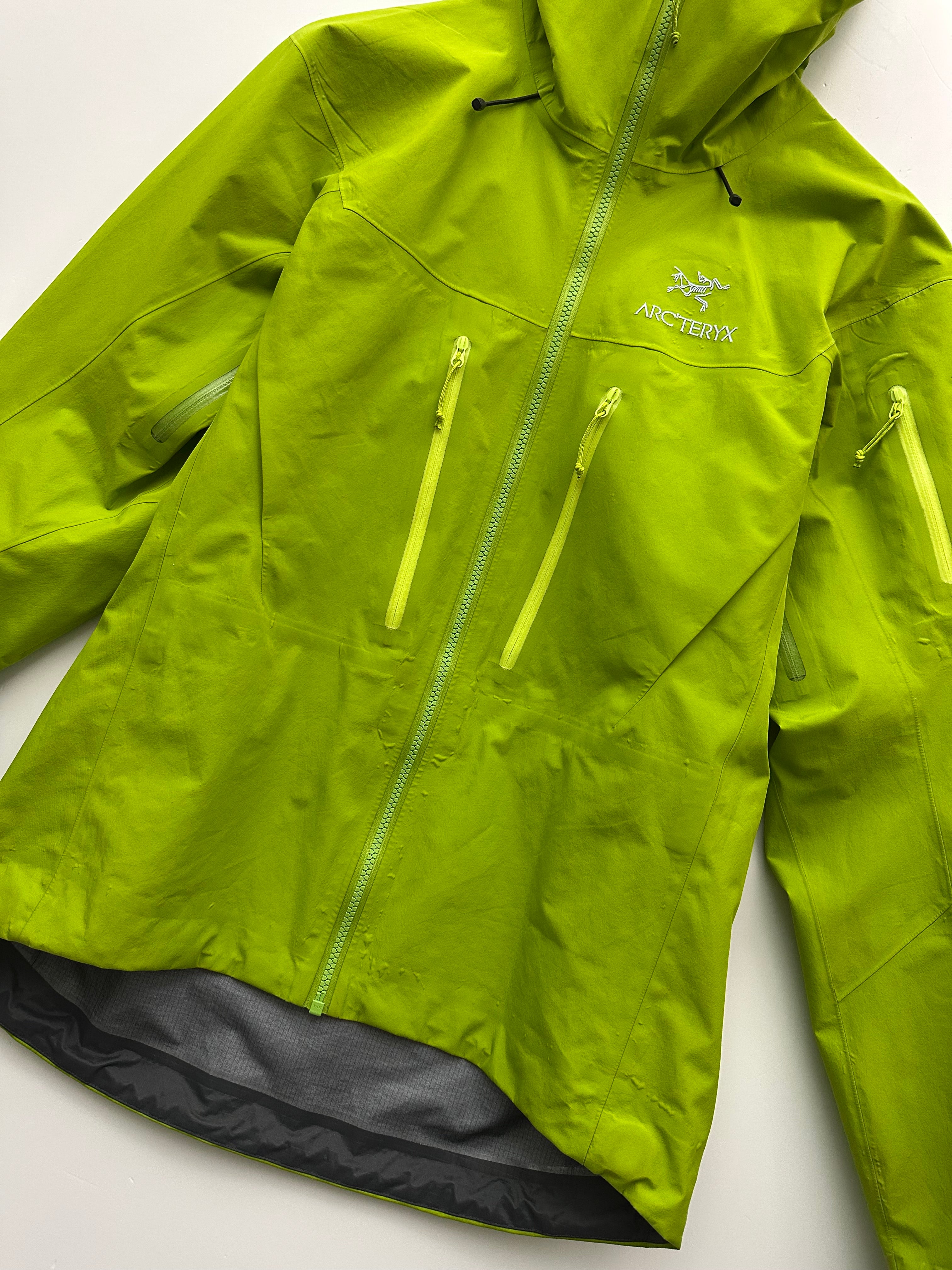 Arc'teryx Alpha SV Jacket Green Men's S Small Gore-Tex Pro – Chamonyx