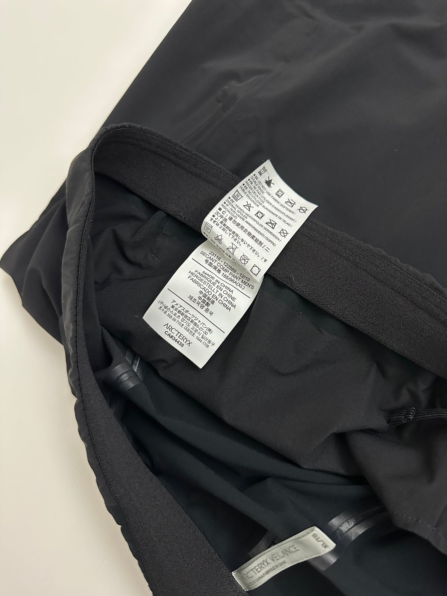 Arc’teryx Veilance Secant Comp Pant Men’s XL Extra Large Black