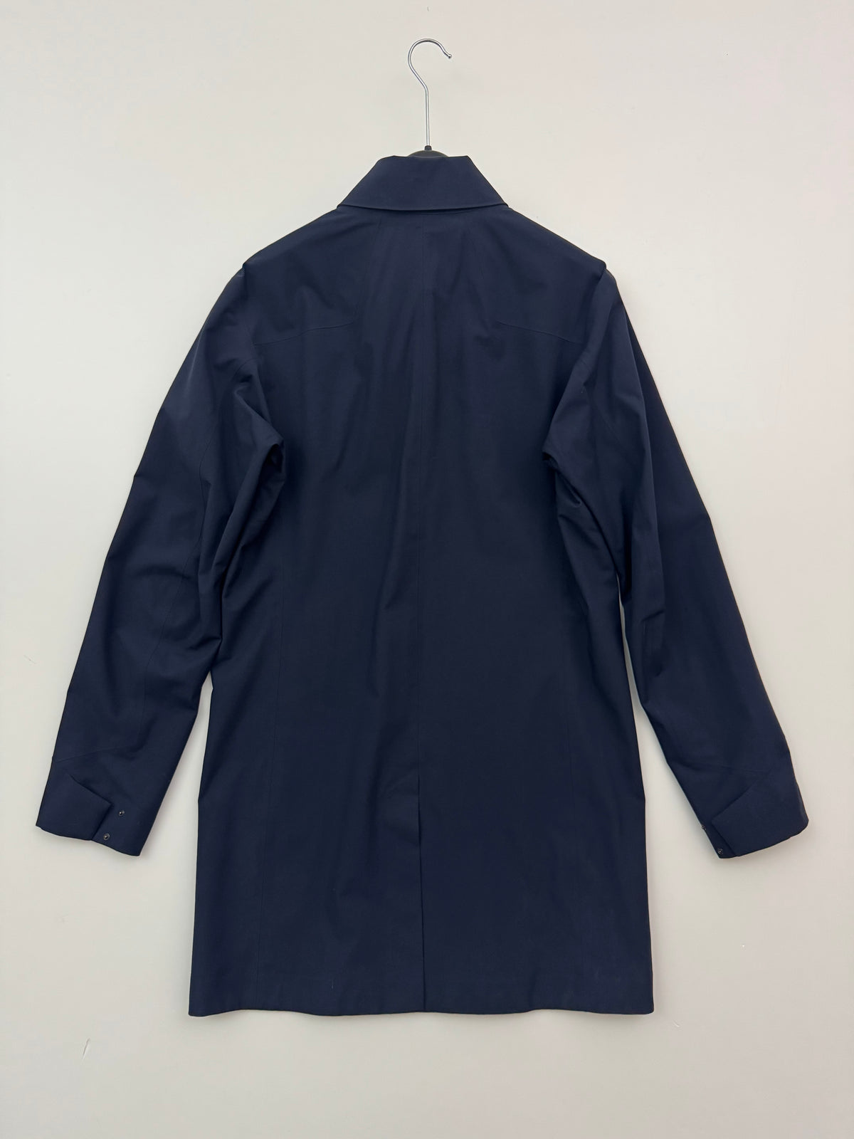 Arc'teryx Keppel Trench Coat Navy Blue Men's S Small Gore-Tex
