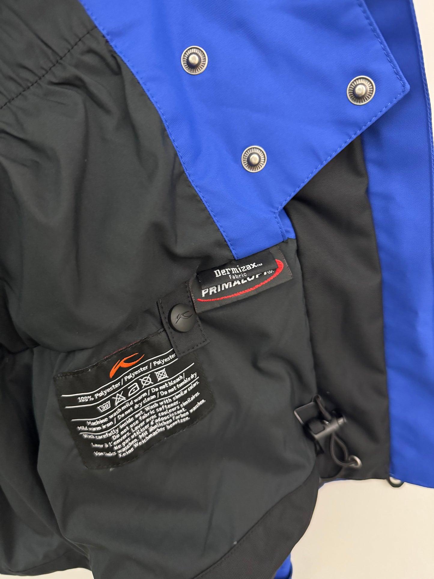 Kjus Formula Ski Jacket Blue Women’s M Medium / EU 38 RECCO Dermizax PrimaLoft