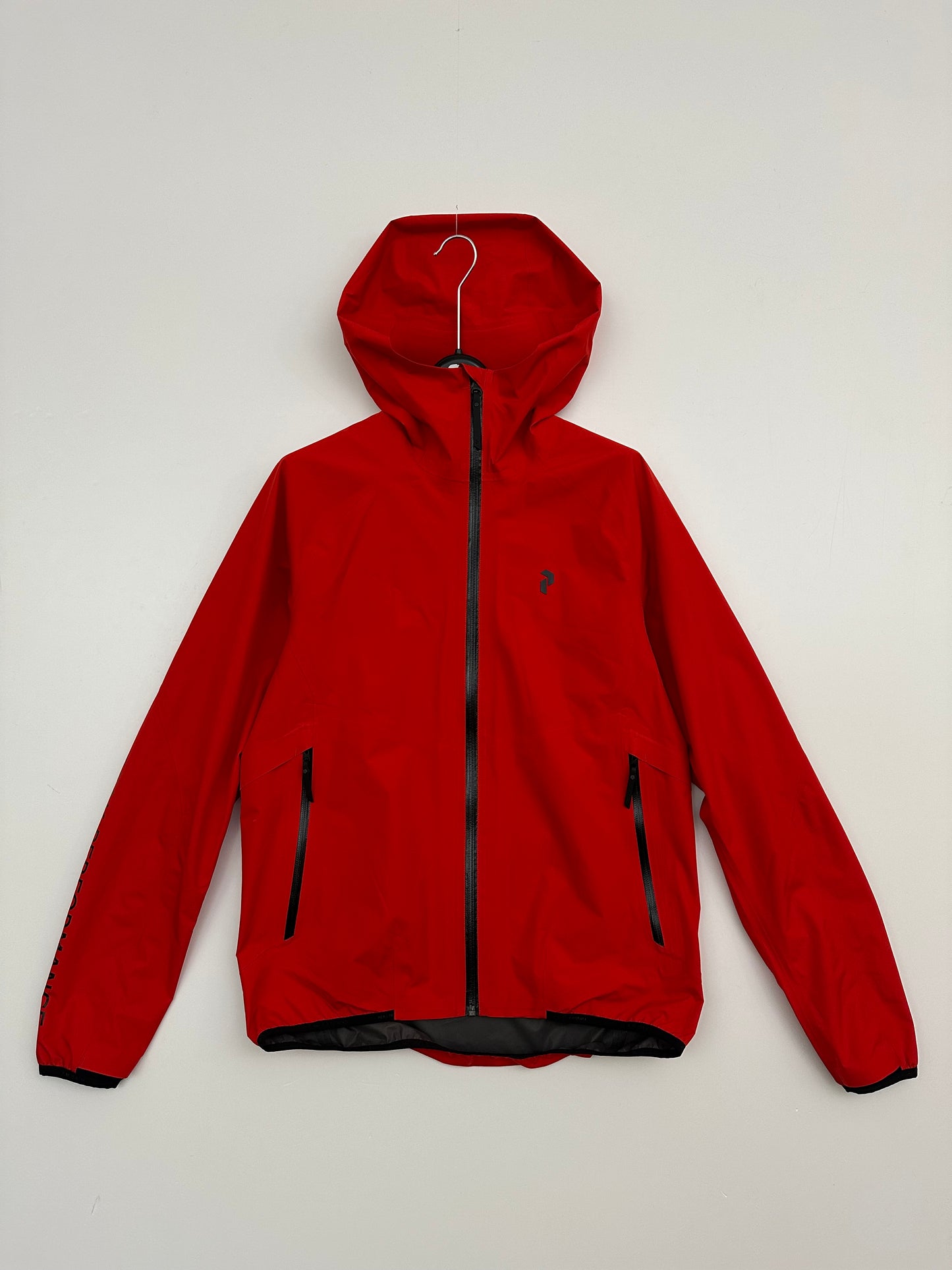 Peak Performance Commuter Shell Jacket Men's L Large Vibrant Red Gore-Tex