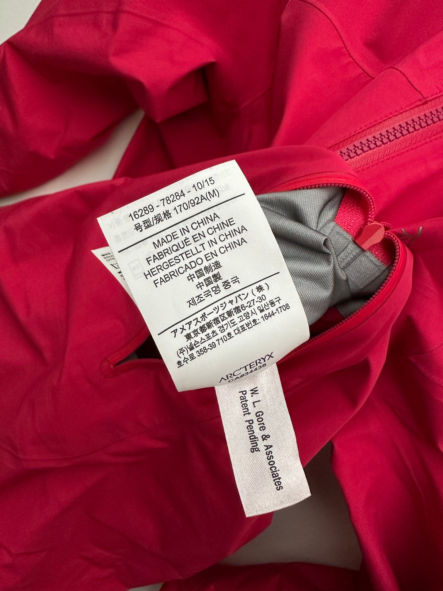 Arc’teryx Zeta LT Jacket Pink Women’s M Medium Gore-Tex