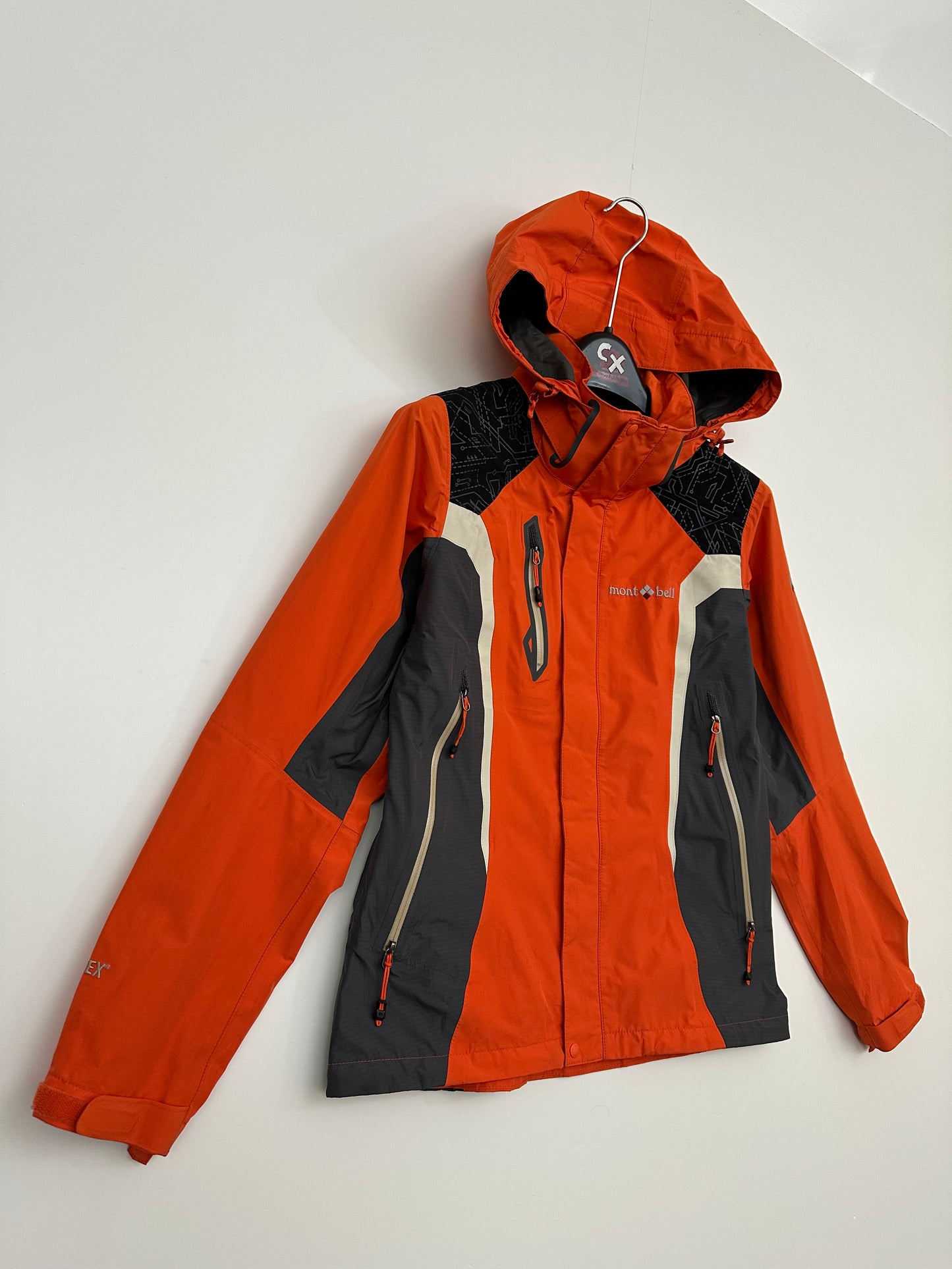 Montbell Alpine GORE-TEX Performance Jacket, Size S Women's, Coral / Charcoal