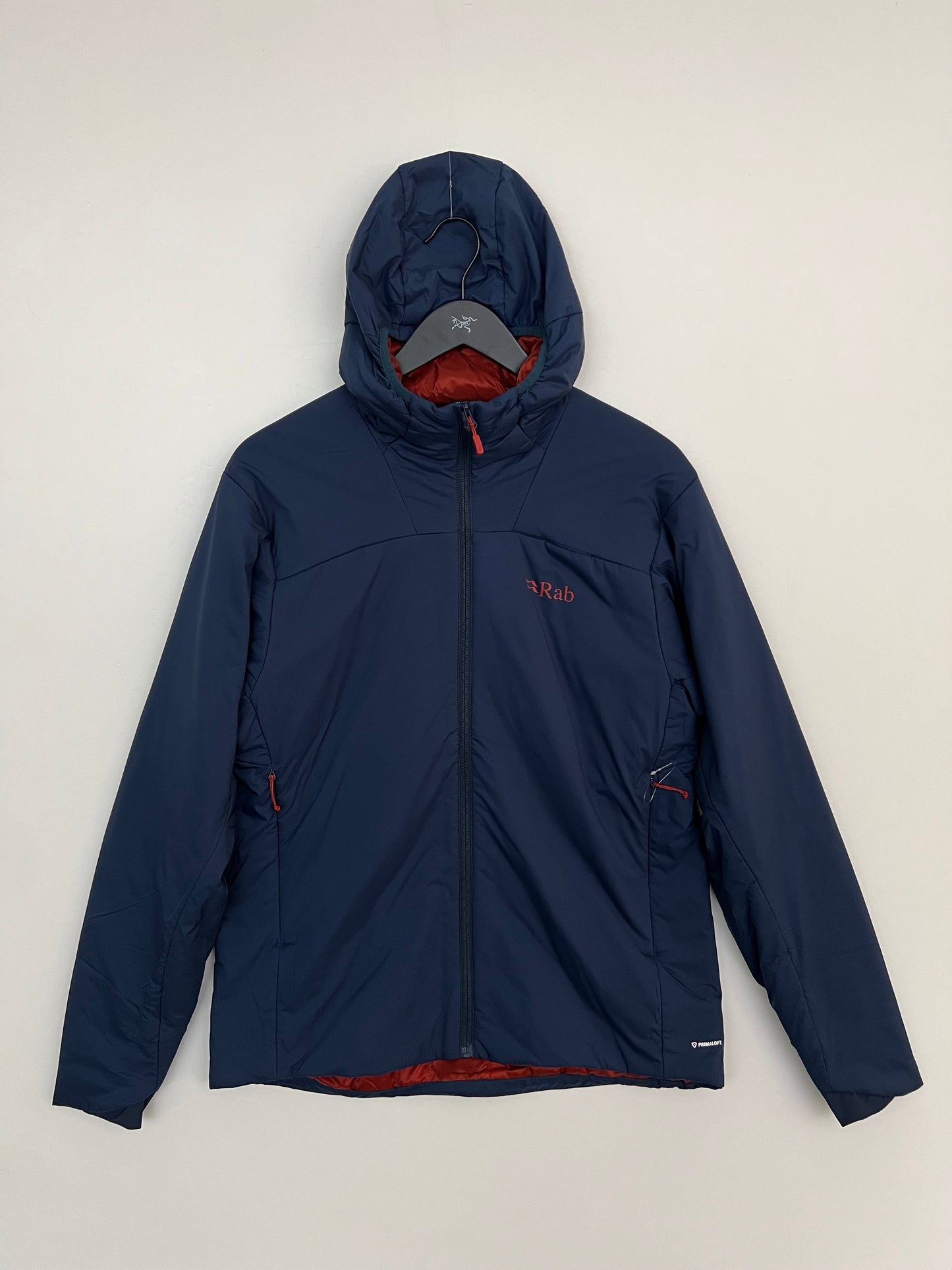 Rab Xenair Alpine Light Jacket Tempest Blue / Tuscan Red Men’s S Small