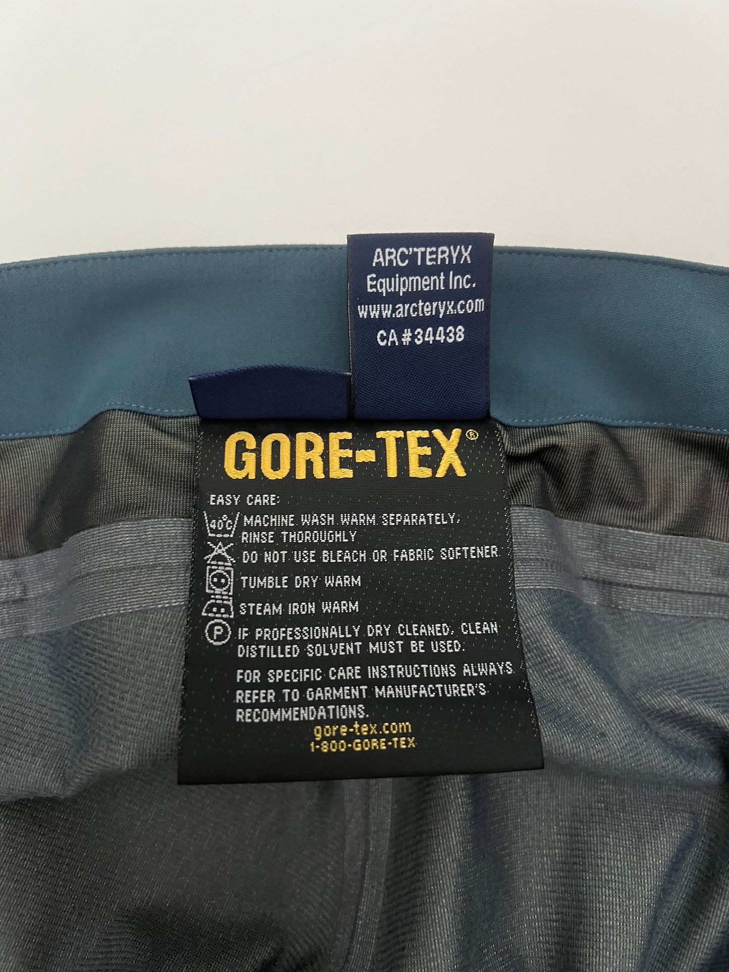 Arc'teryx Stingray Pant Blue Men’s M Medium Gore-Tex Insulated