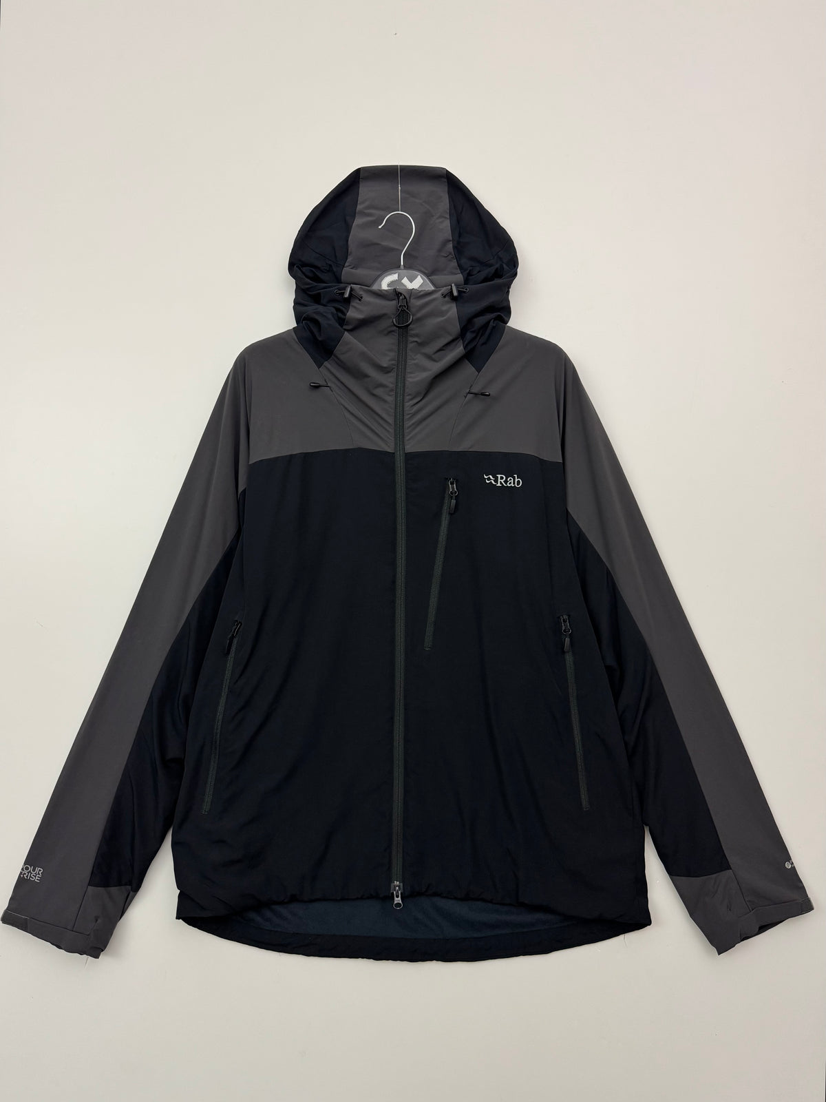 Rab VR Guide Jacket Black Men's XXL 2XL Vapour-Rise Fleece Lined Softshell