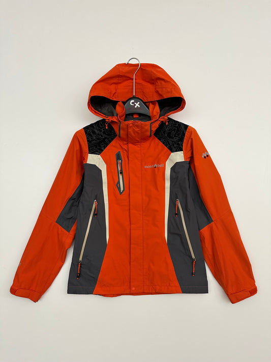 Montbell Alpine GORE-TEX Performance Jacket, Size S Women's, Coral / Charcoal