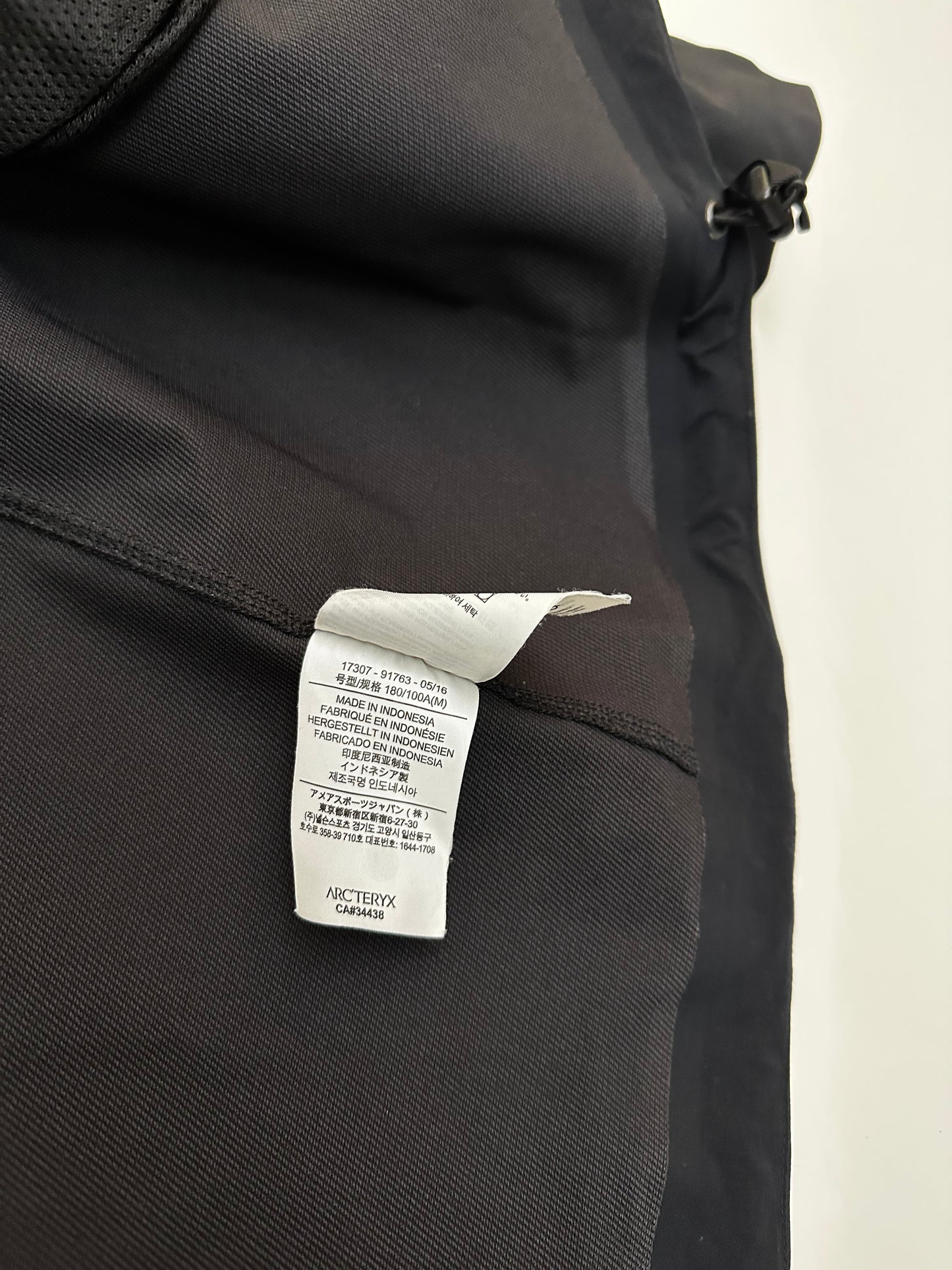 Arc’teryx Gamma LT Hoody Black Men’s M Medium