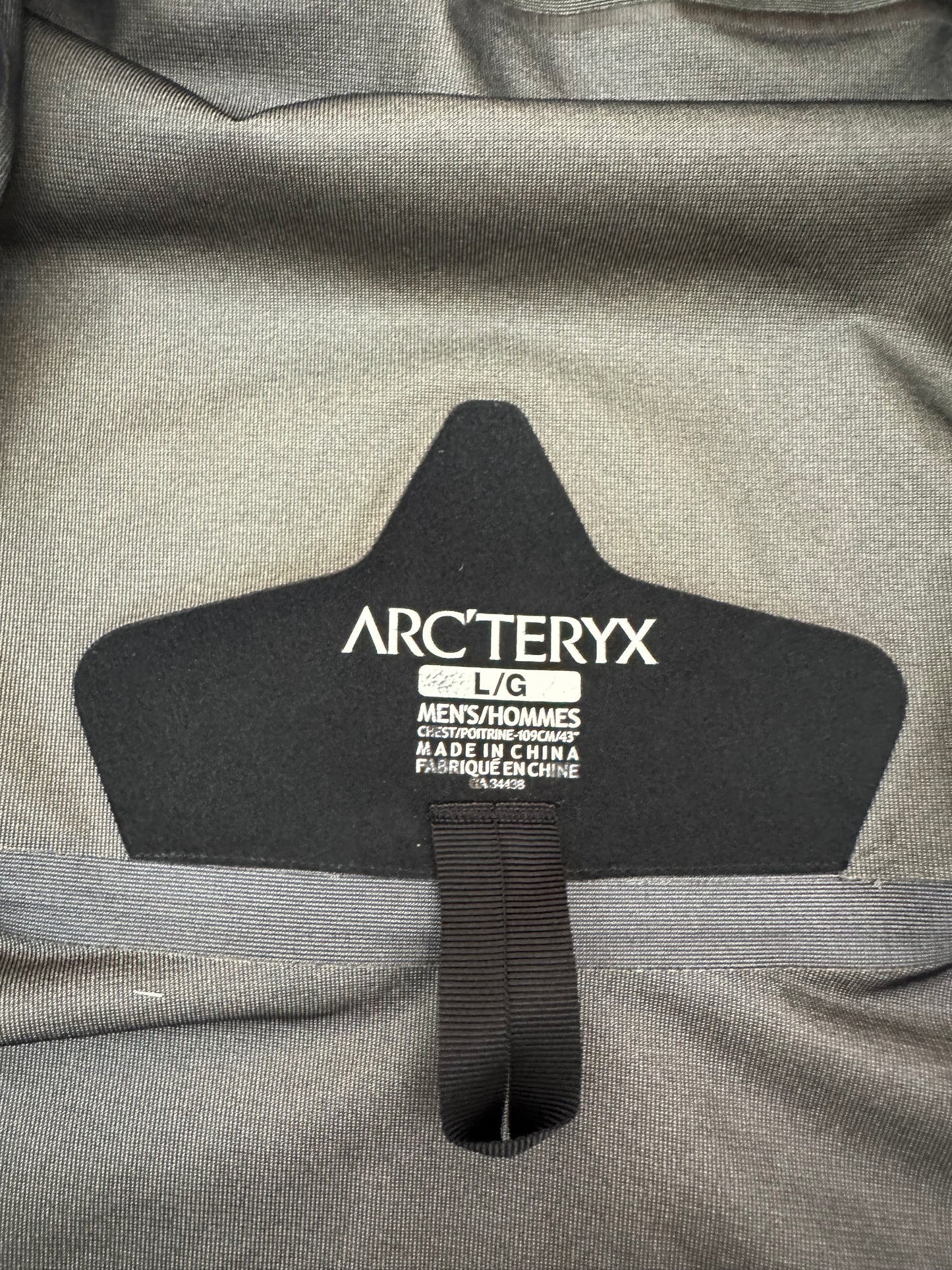 Arc’teryx Alpha Comp Hoody Riptide Blue Men’s L Large Gore-Tex Hybrid