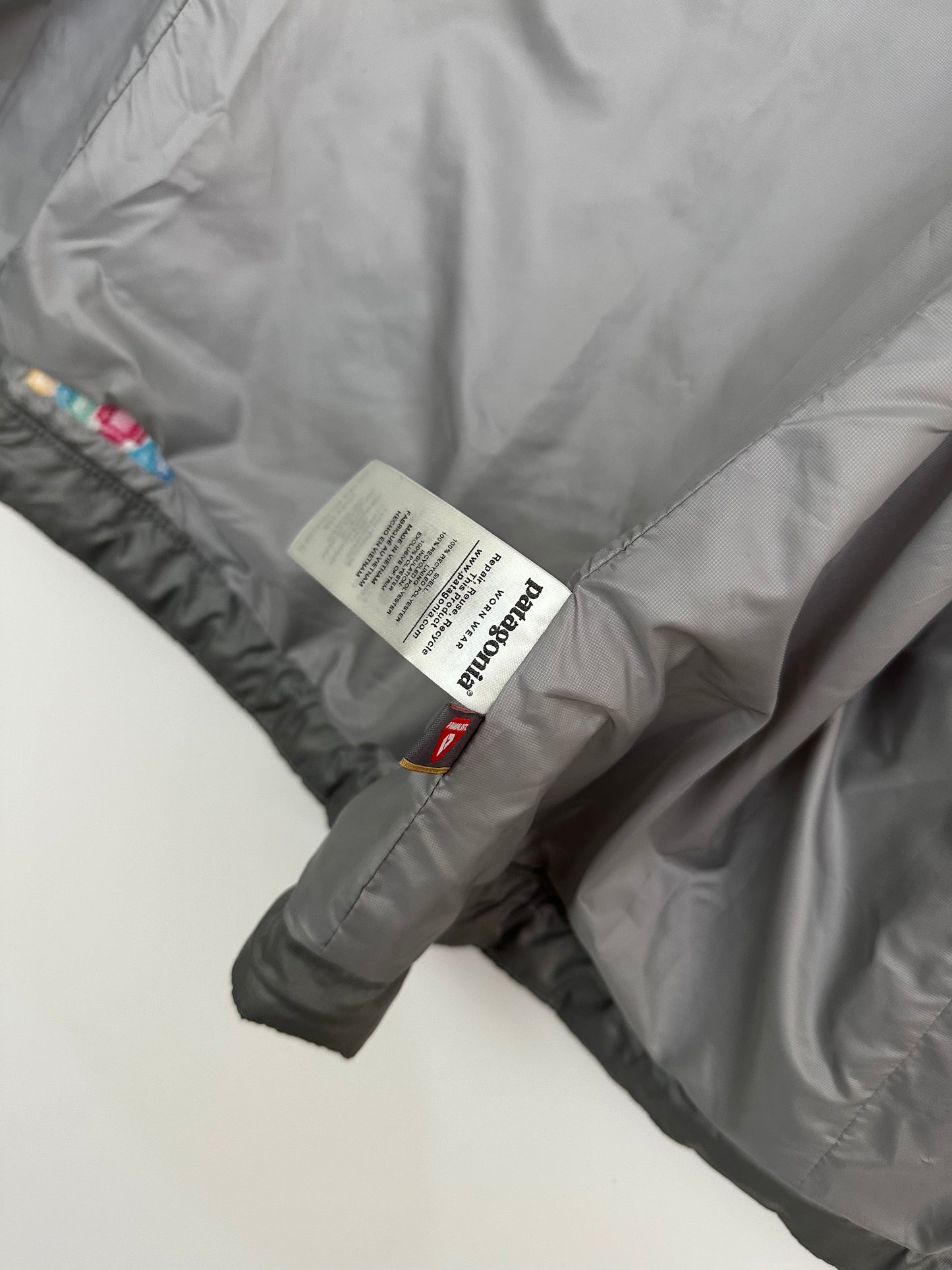 Patagonia Nano Puff Jacket Women's L Large Feather Grey