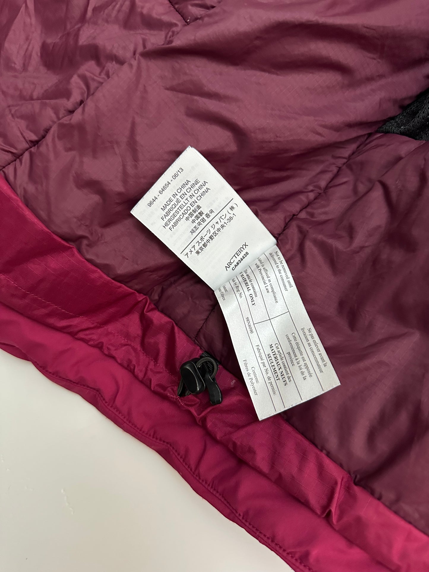 Arc’teryx Kappa Hoody Pink Women’s L Large Gore-Tex Windstopper