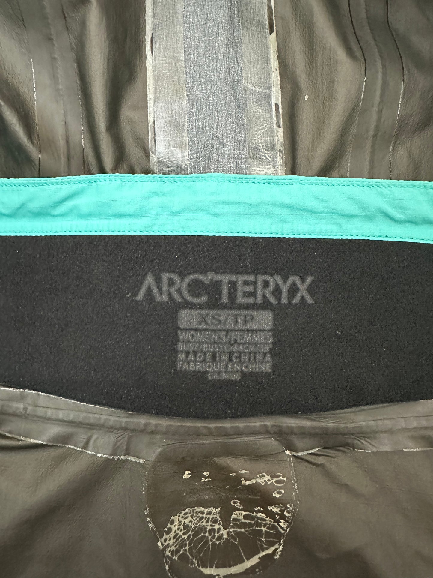 Arc’teryx Beta SL Jacket Turquoise Blue Women’s XS Extra Small Gore-Tex