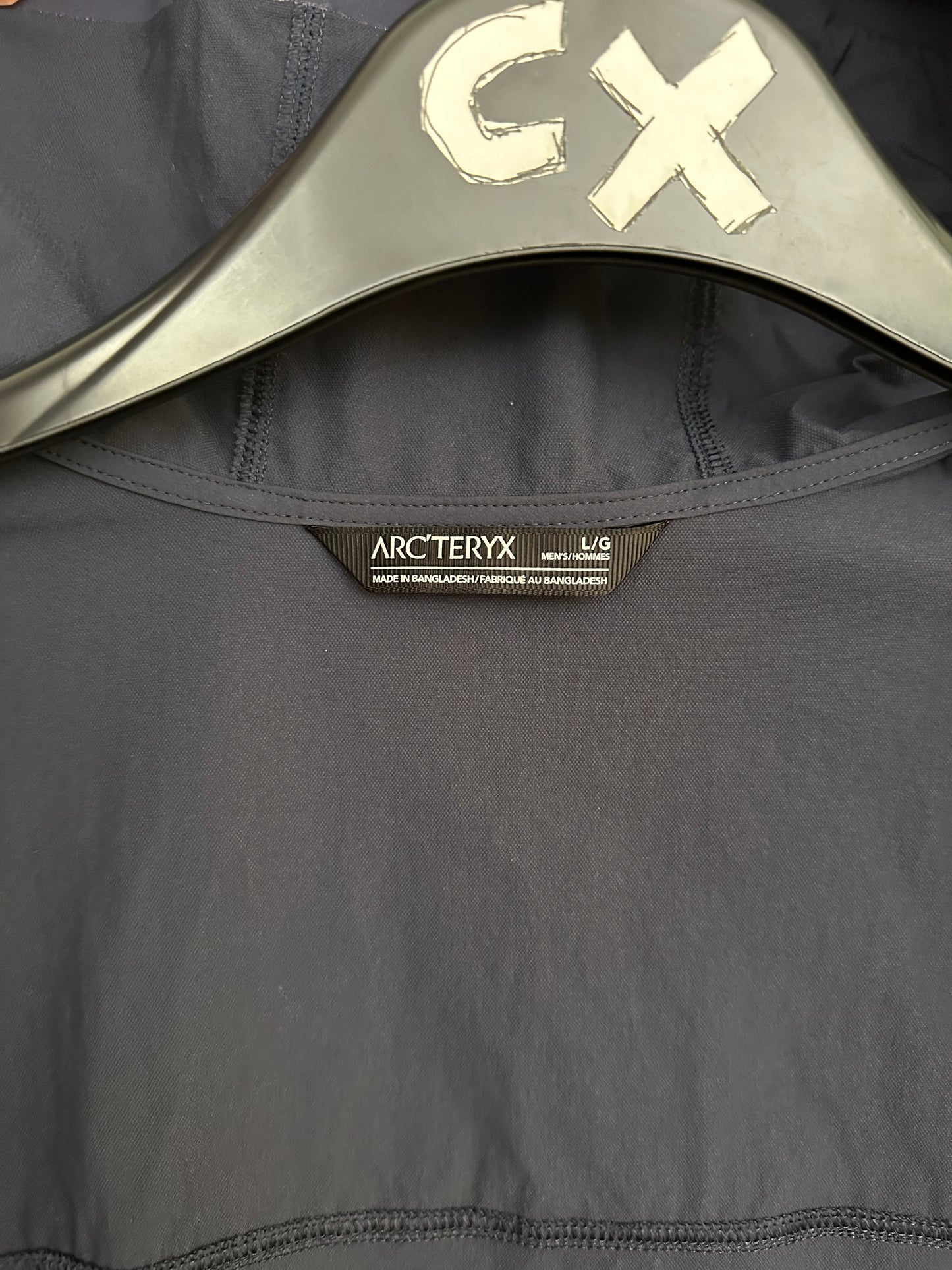 Arc’teryx Gamma Lightweight Hoody Black Sapphire Blue Men’s L Large