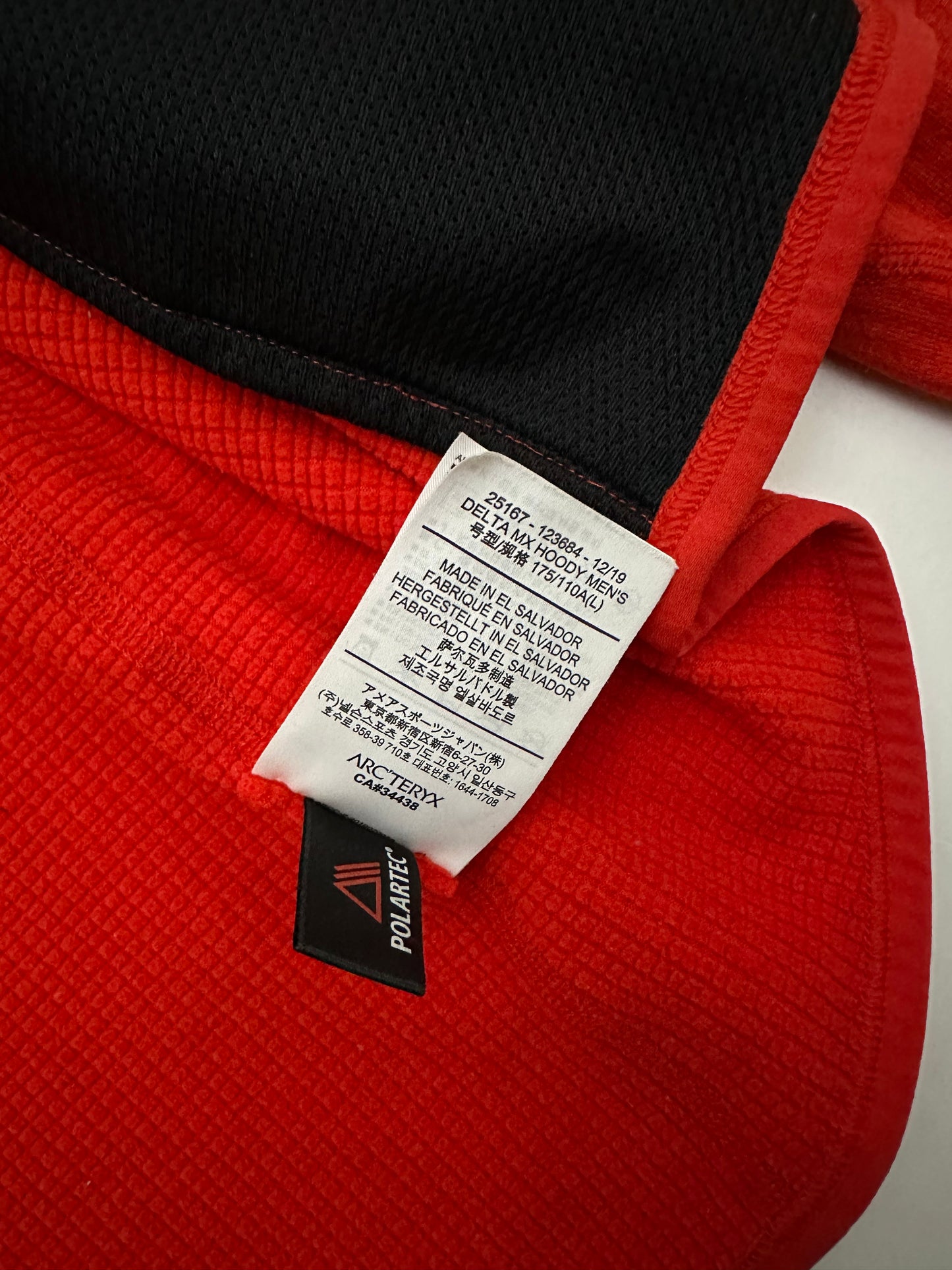 Arc’teryx Delta MX Hoody Red Men’s L Large