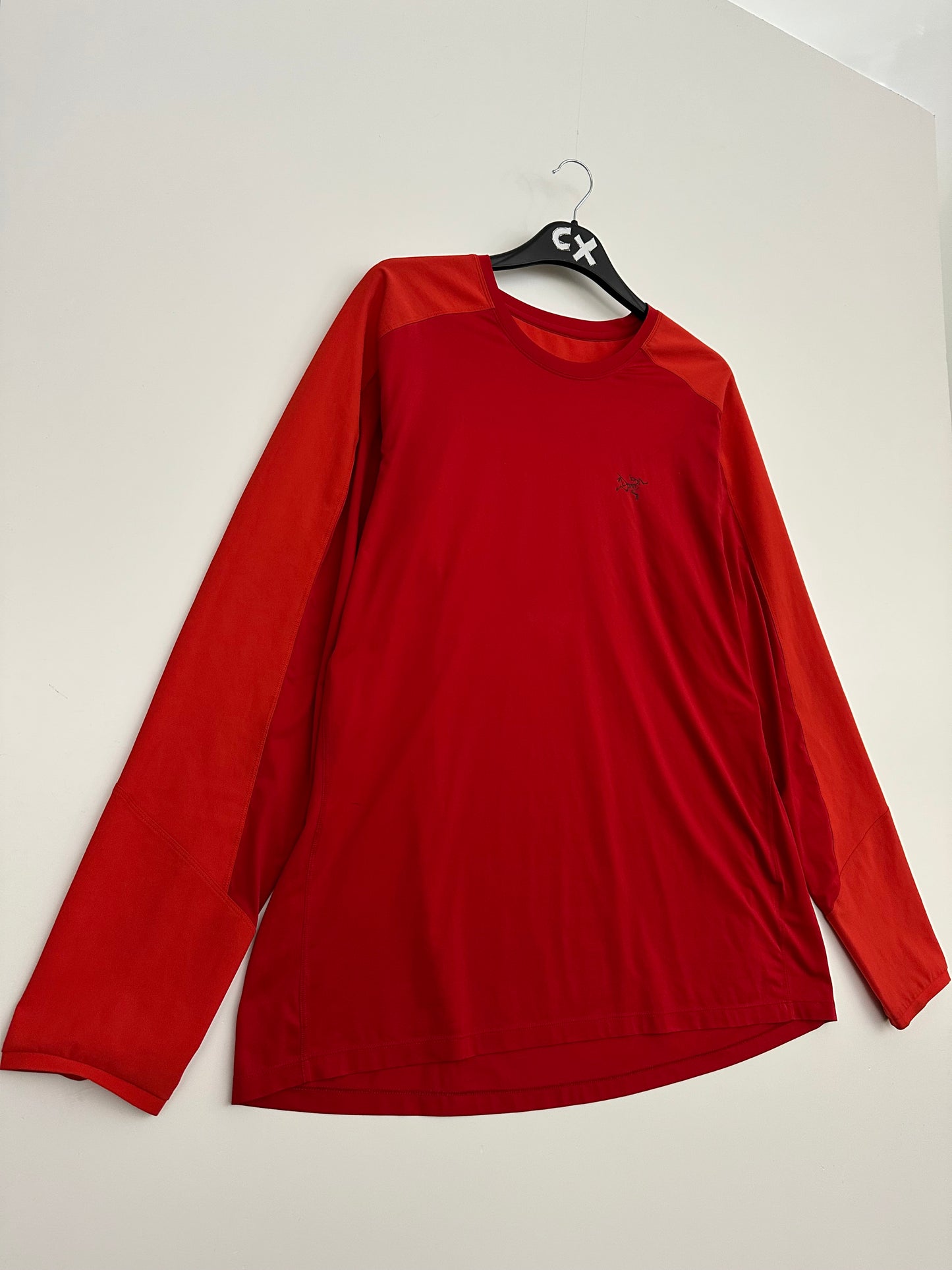 Arc'teryx Ether Comp Crew Long Sleeve Men's XXL Vermillion Red