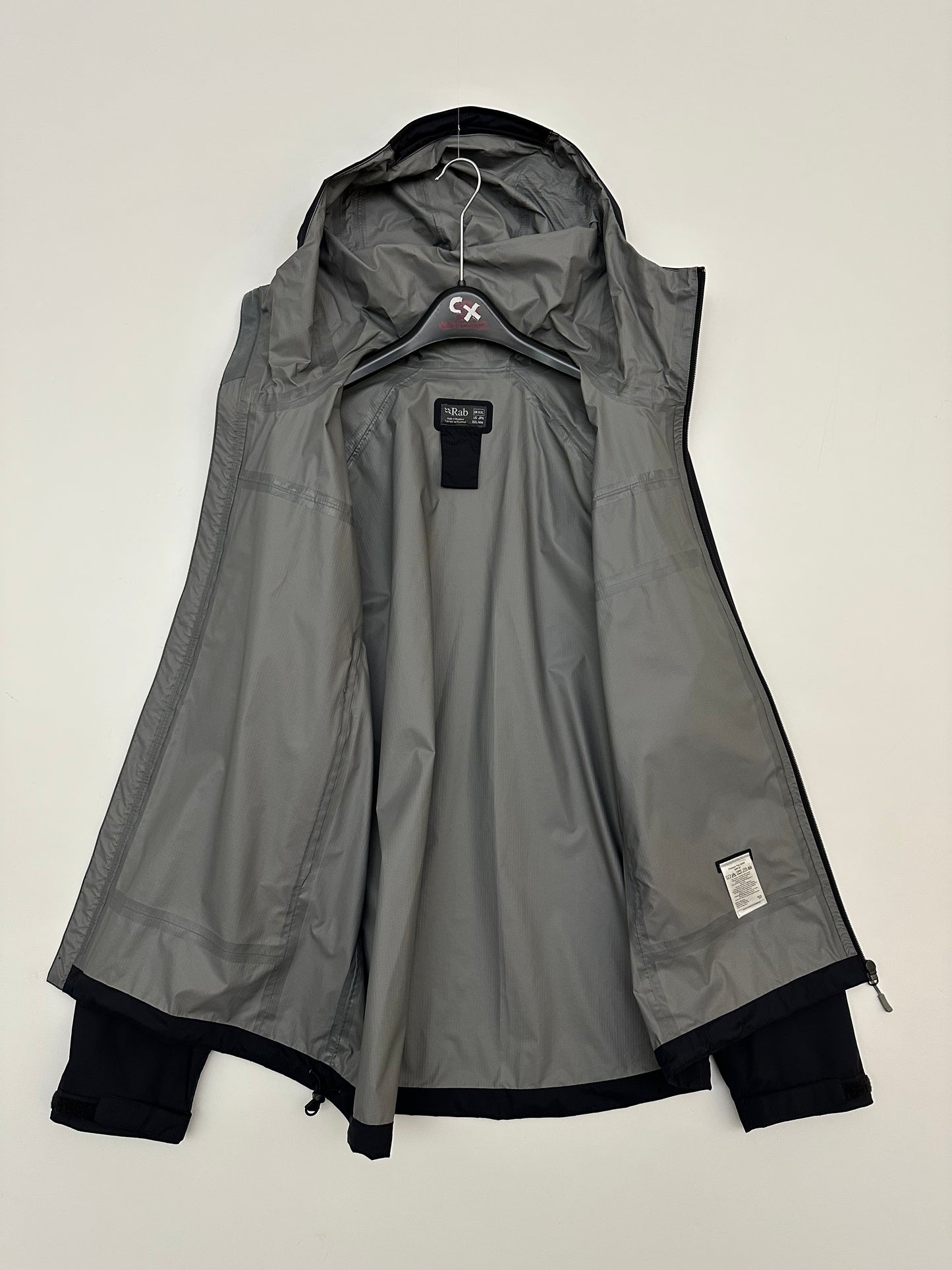 Rab Downpour Plus 2.0 Jacket Men’s XXL Black Waterproof Pertex Shield Shell