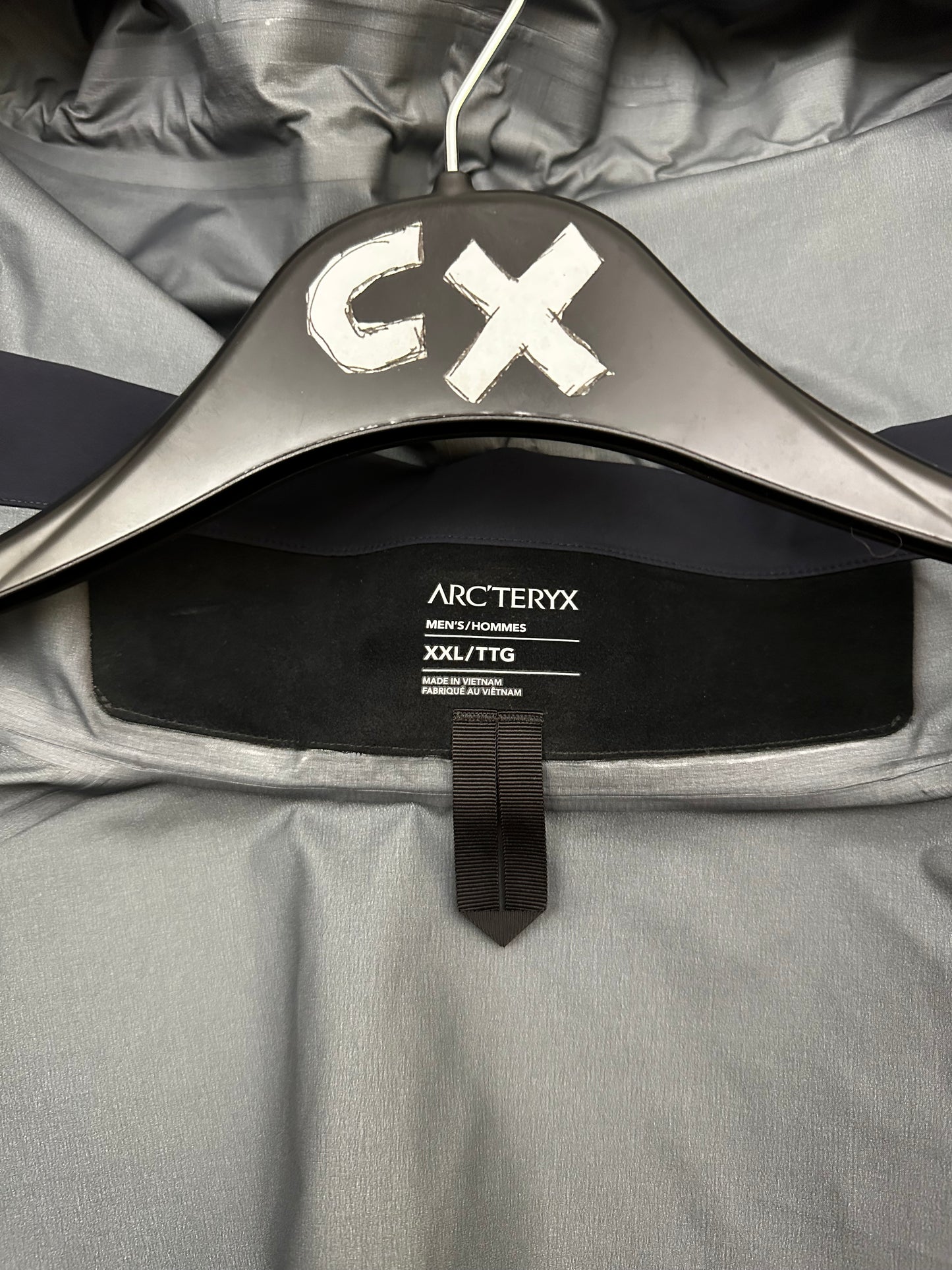 Arc’teryx Beta AR Jacket Black Sapphire Blue Men’s XXL Gore-Tex Pro RECCO