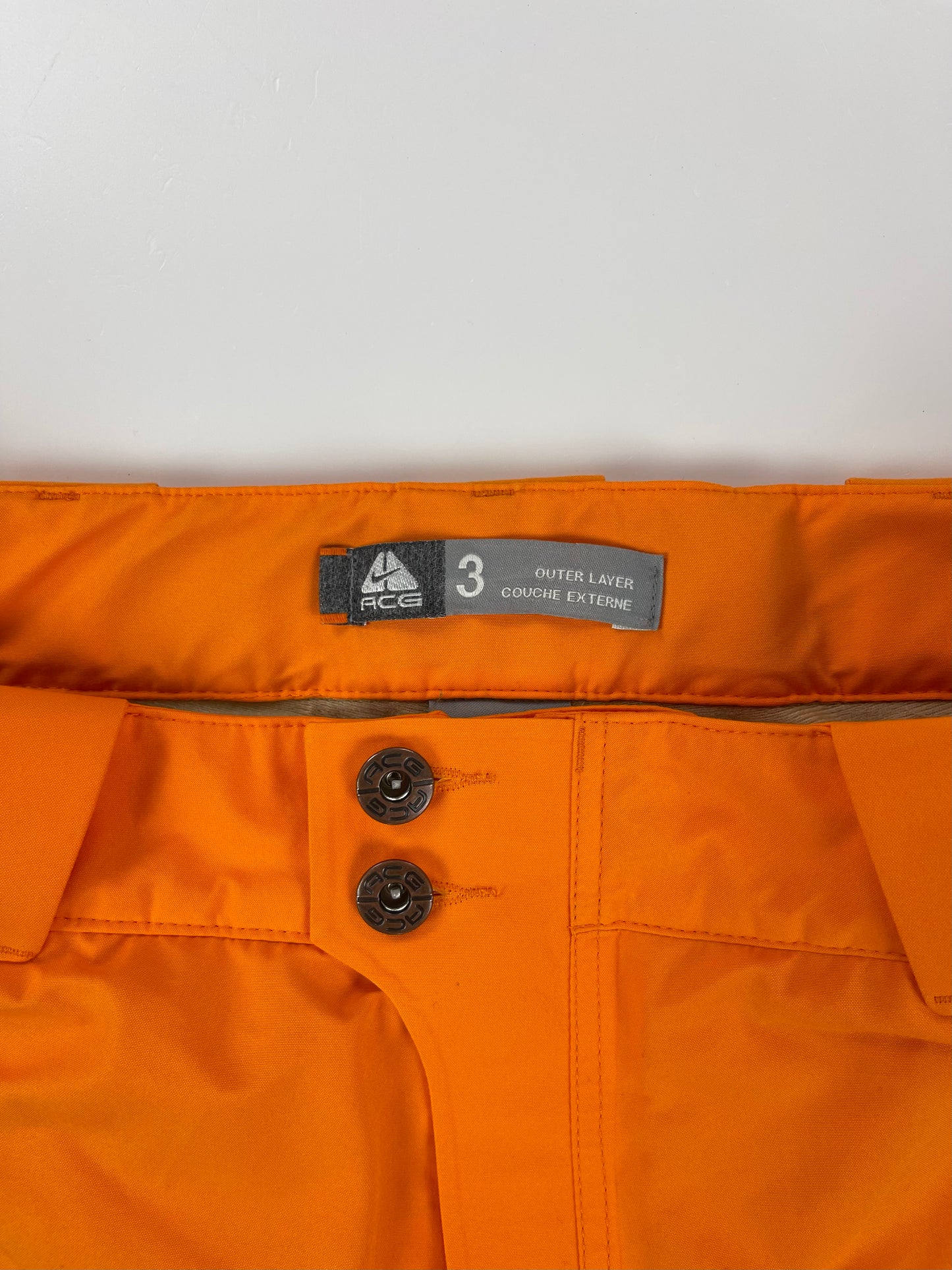 Nike ACG Men’s Insulated Ski Trousers S Small Orange Gore-Tex