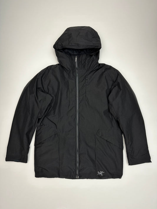 Arc’teryx Khuno Parka Black Men’s L Large Gore Windstopper Insulated