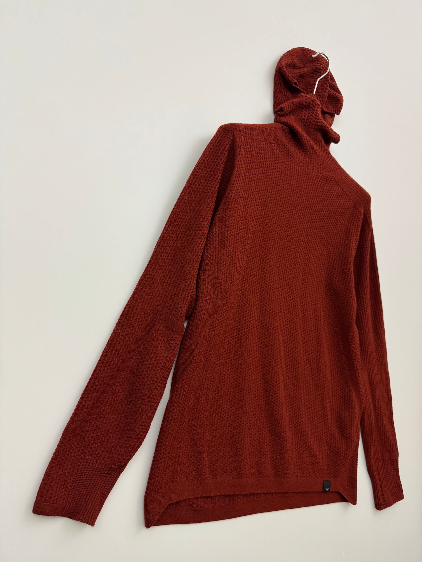 Arc'teryx Hallam Merino Wool Hoody Men's M Medium Bordeaux Red
