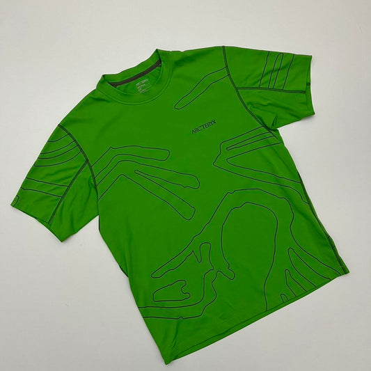 Arc’teryx System A Copal Grotto Line Tee Portal Green Size S Small