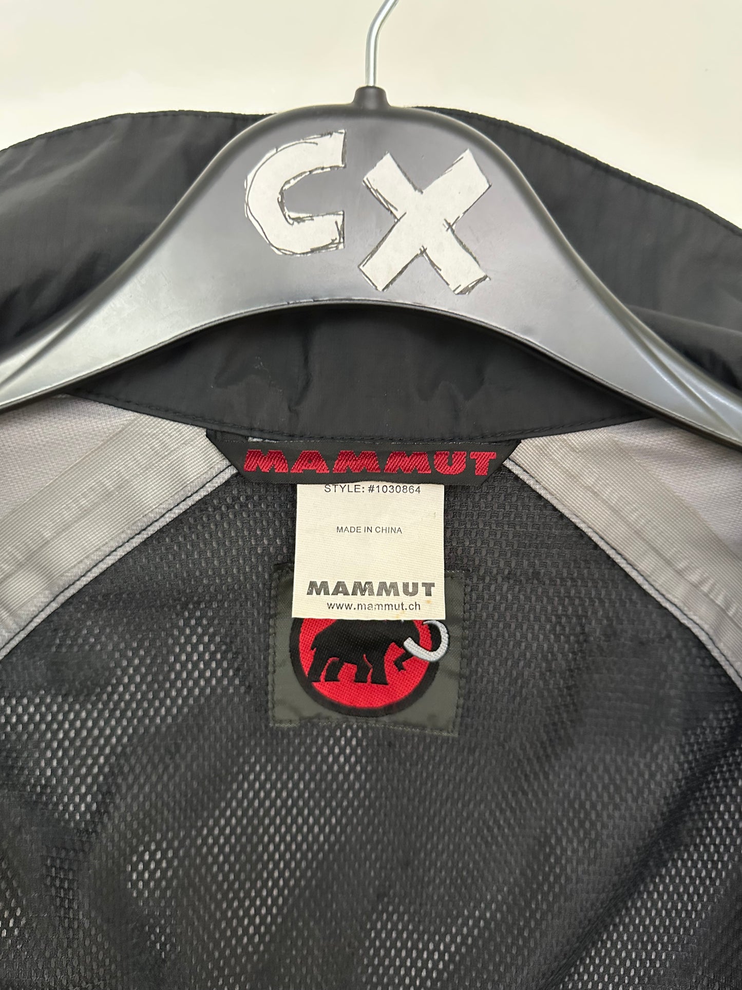 Mammut Wenaha DRYtech Waterproof Jacket Black/Red Men’s Large