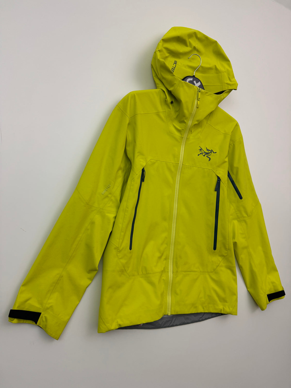 Arc'teryx Sabre Jacket Yellow Men's S Small Gore-Tex RECCO