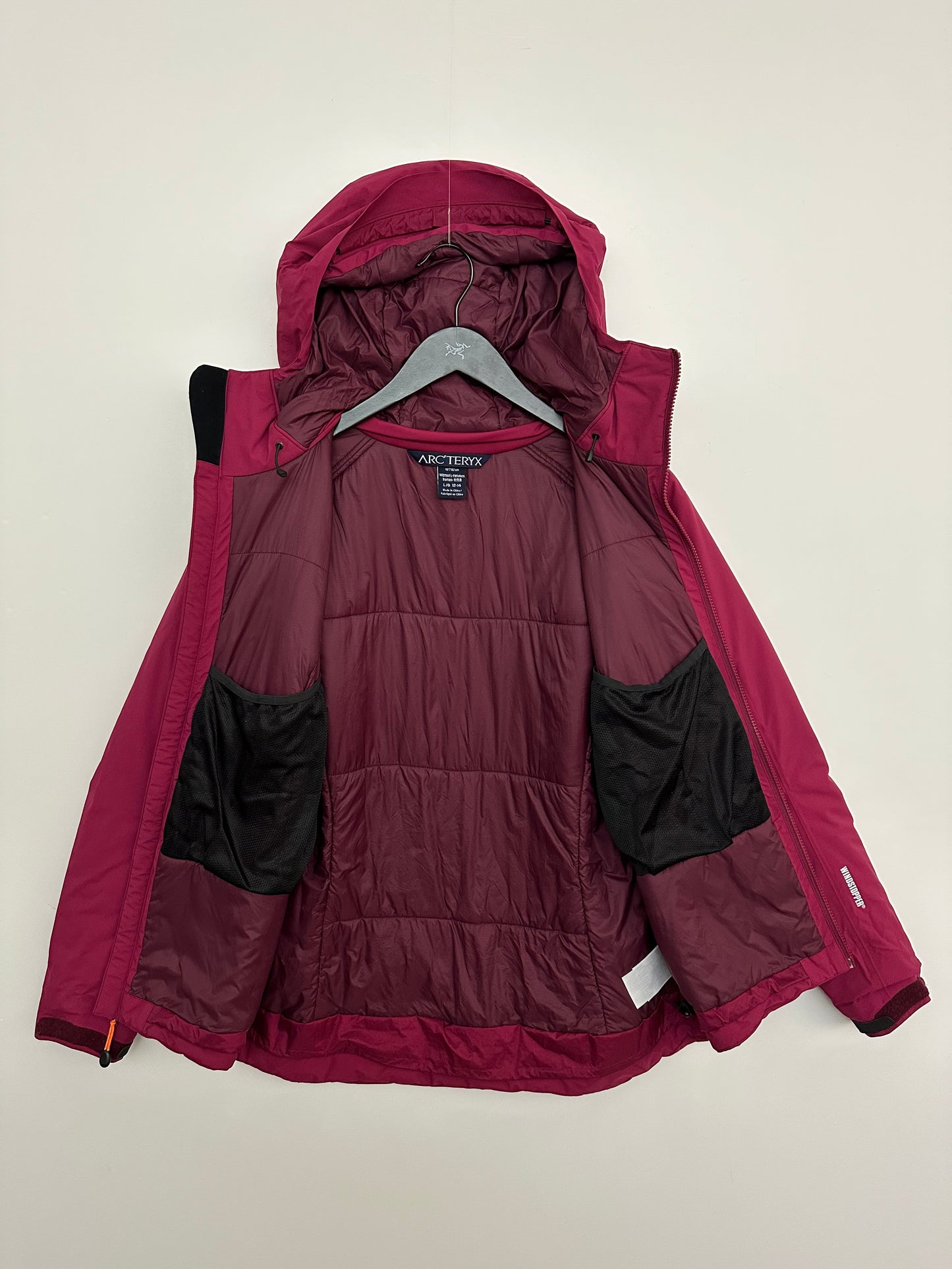 Arc’teryx Kappa Hoody Pink Women’s L Large Gore-Tex Windstopper