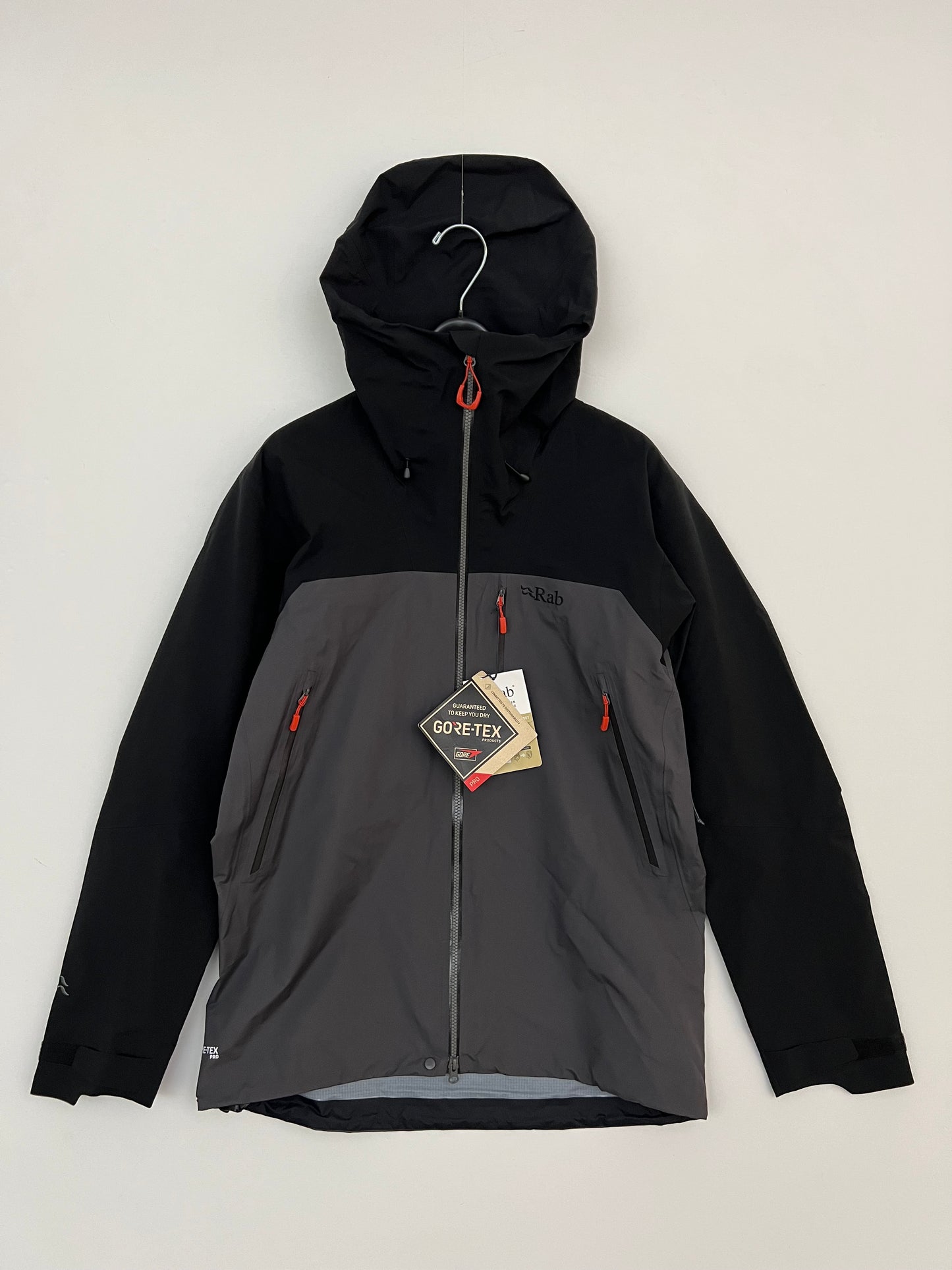 RAB Latok Mountain Jacket Black / Graphene Men’s S Small Gore-Tex Pro