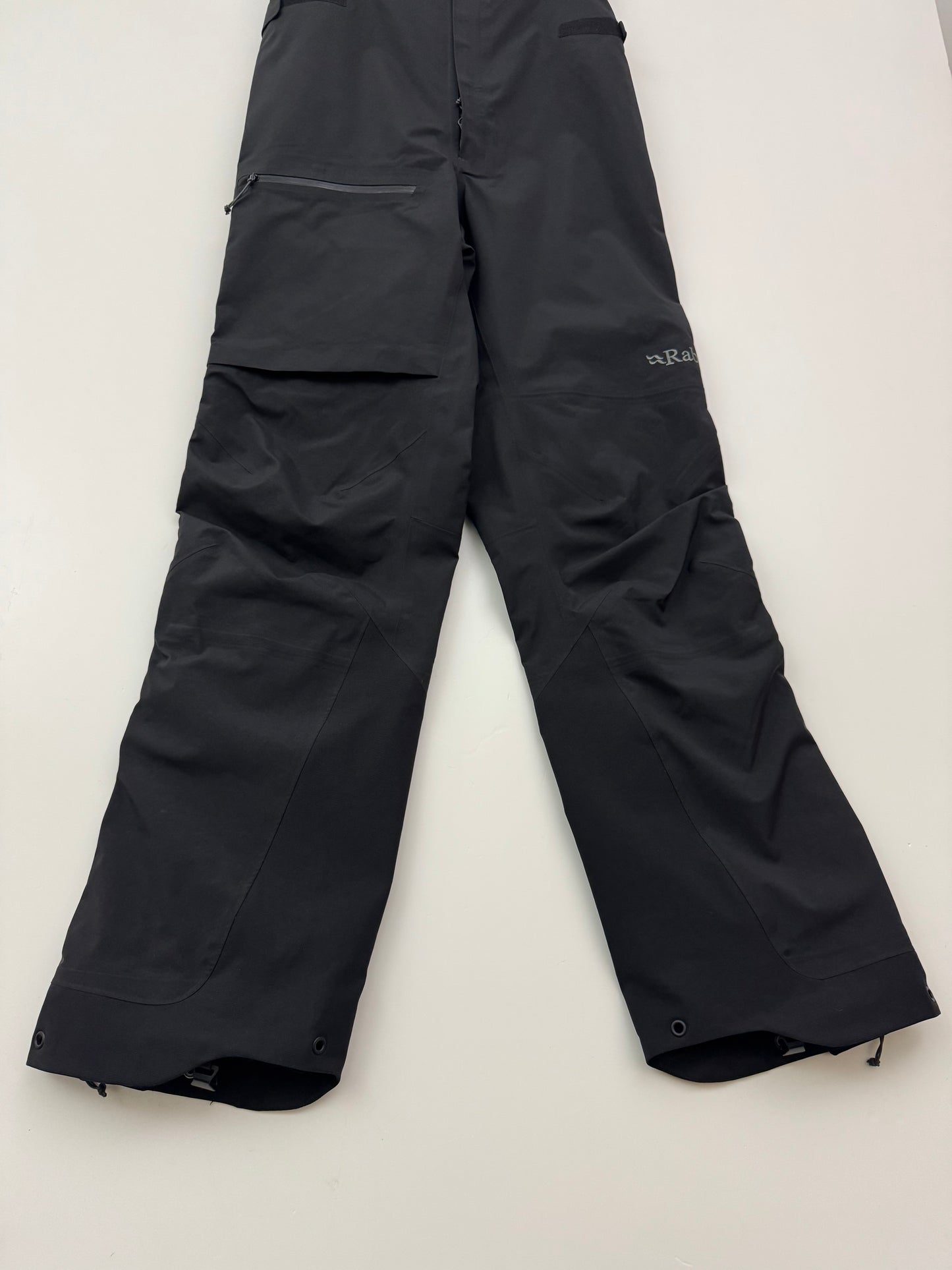 Rab Latok GTX Bib Black Men's Small Gore-Tex Pro Waterproof Salopettes