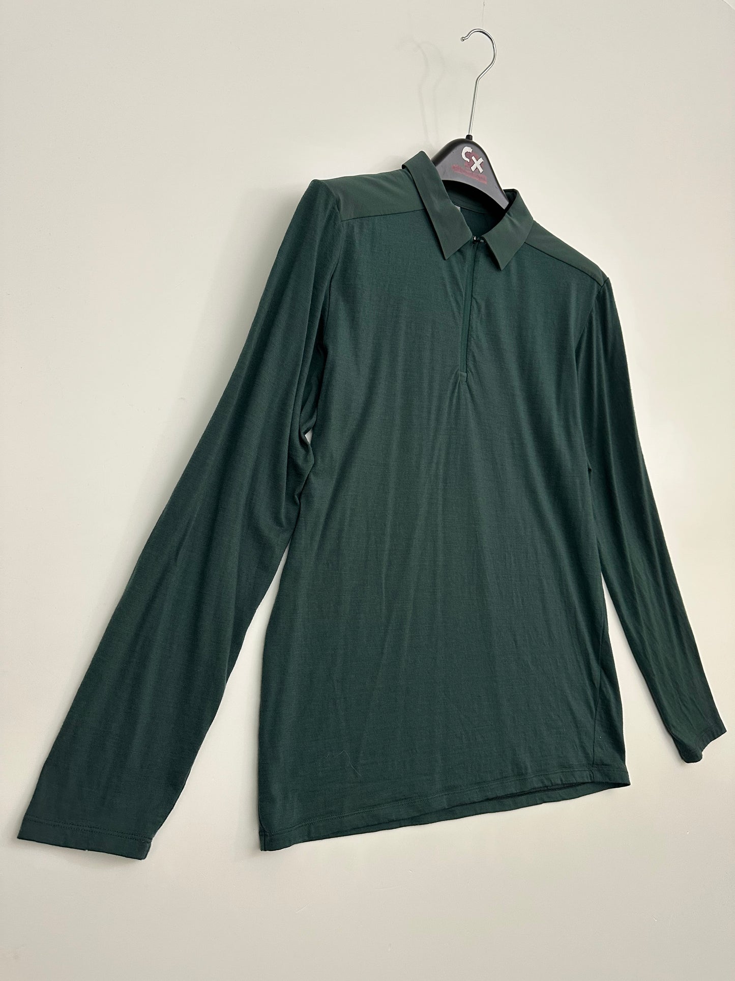 Arc’teryx Veilance Frame LS Polo Green Men’s S Small Merino Wool