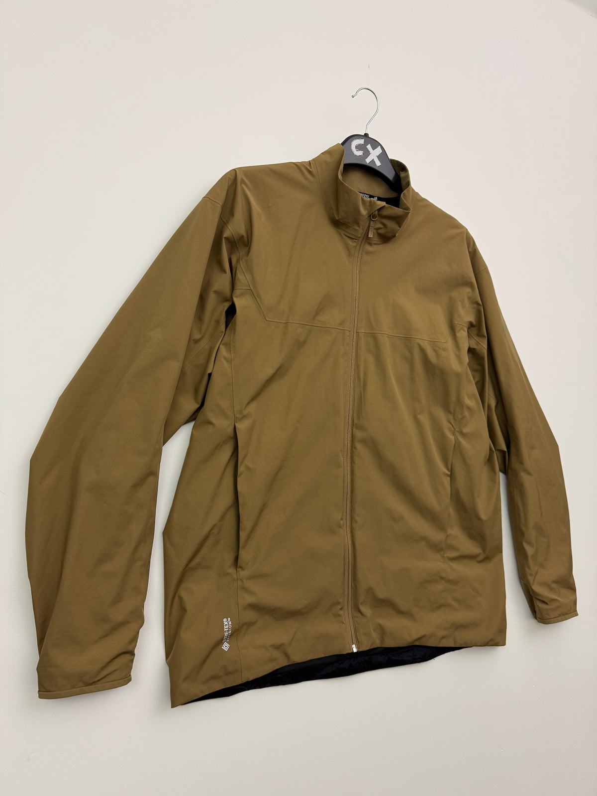 Arc'teryx Solano Jacket Brown Men's L Large Gore-Tex Infinium Shell