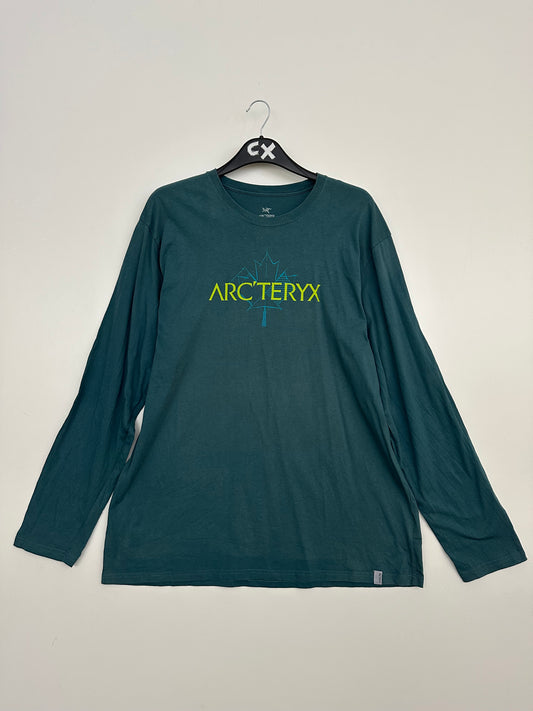 Arc'teryx Arc'Word Maple Leaf Long Sleeve T-Shirt Men's XXL