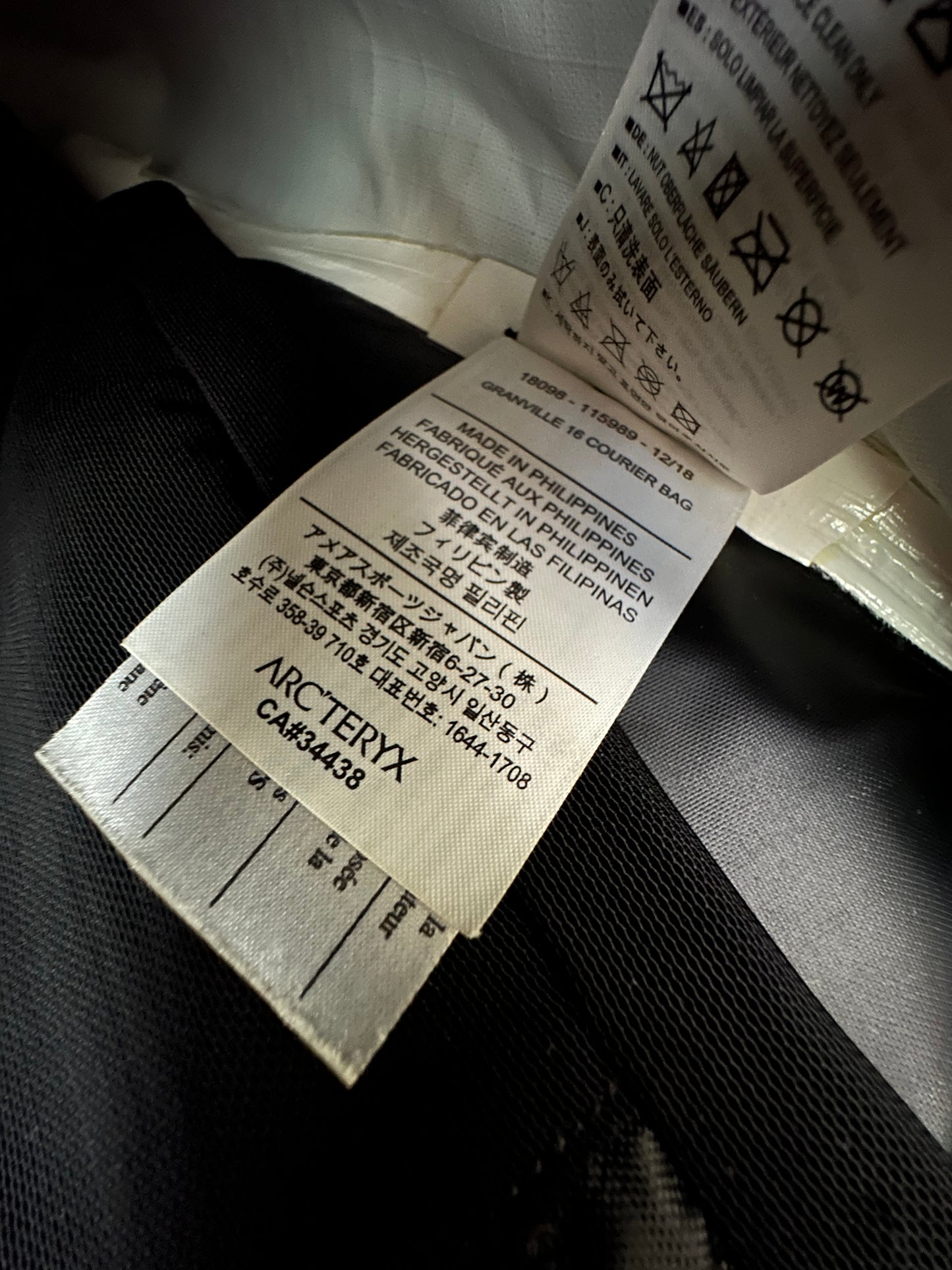 Arc’teryx Granville Courier 16 Bag Black