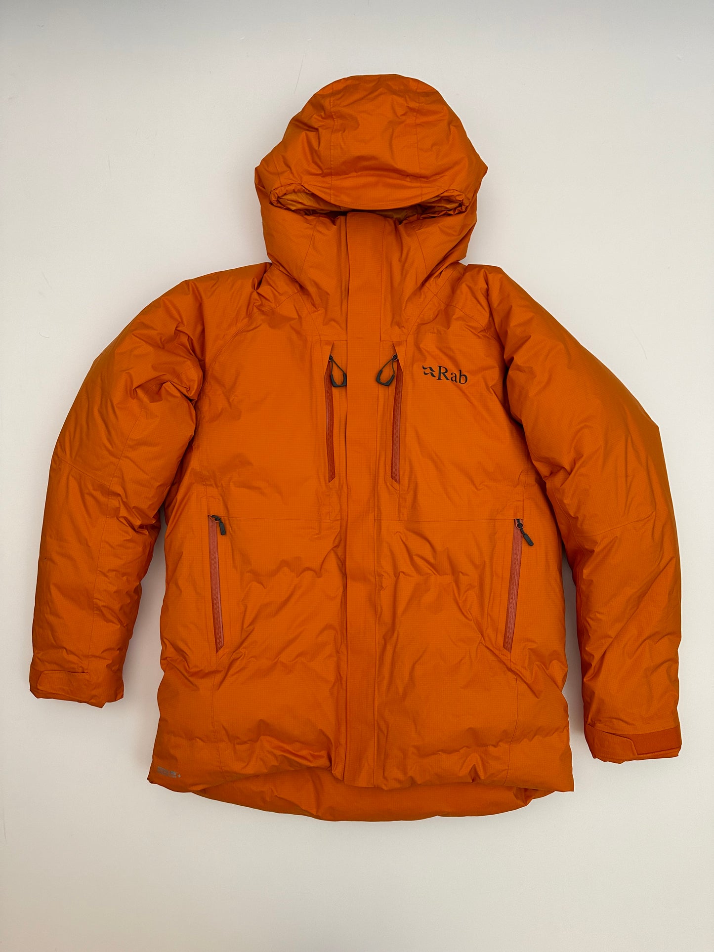 Rab Batura Waterproof Down Jacket Marmalade Orange Men’s XL Extra Large