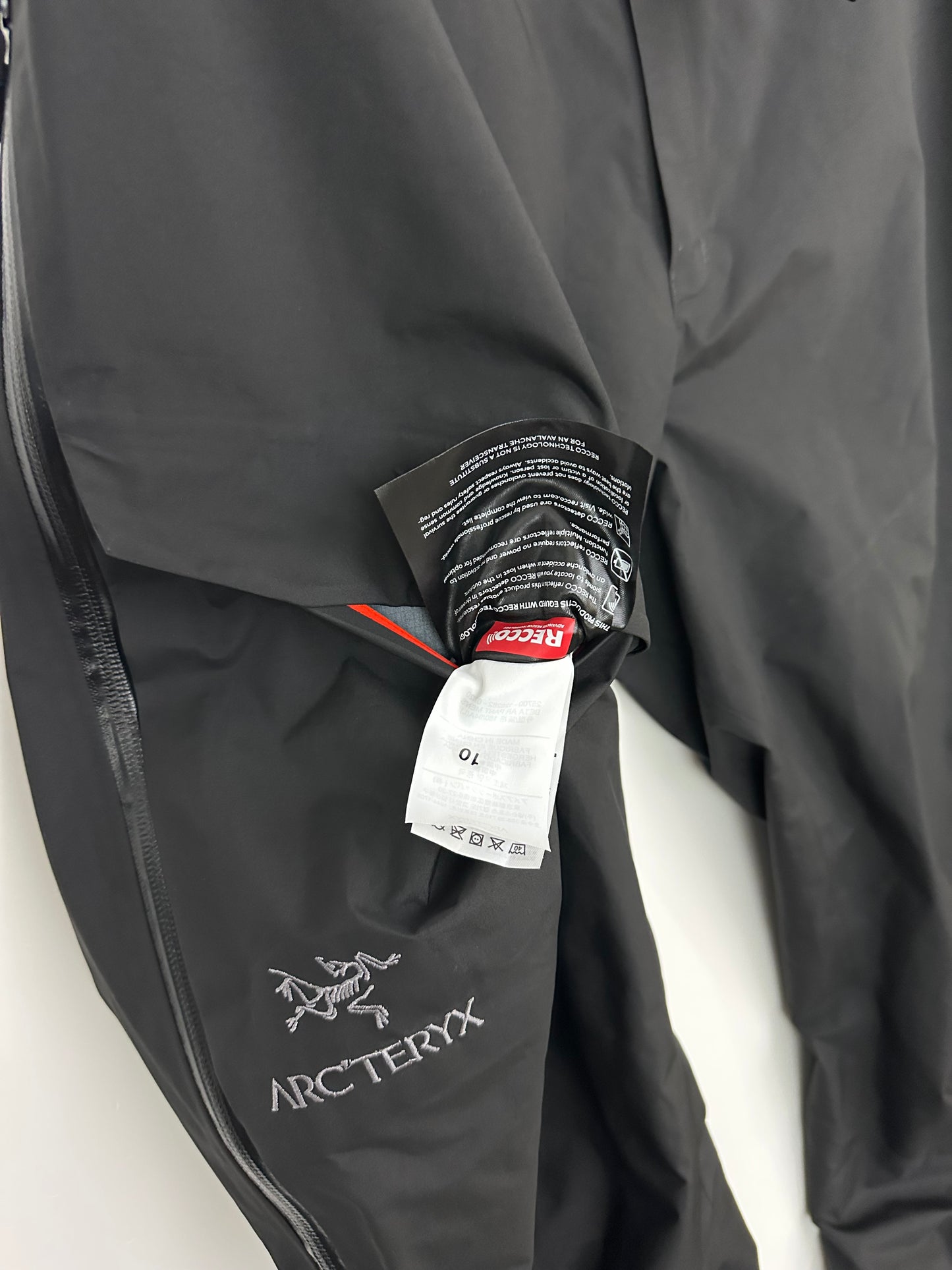 Arc'teryx Beta AR Pant Black Men’s L Large Gore-Tex Pro RECCO