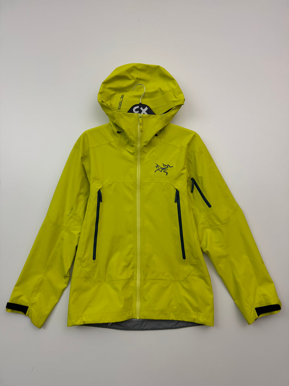Arc'teryx Sabre Jacket Yellow Men's S Small Gore-Tex RECCO