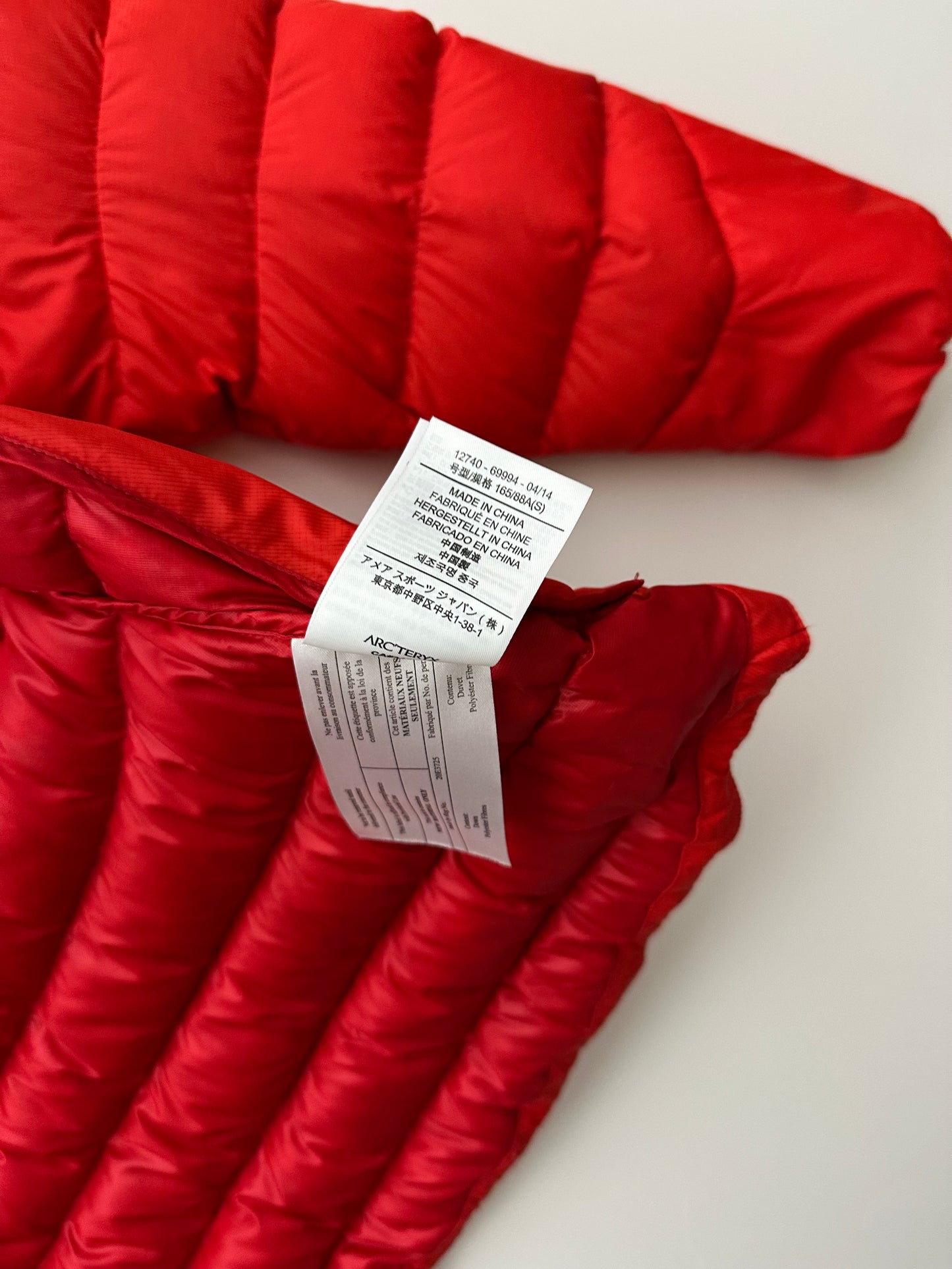 Arc'teryx Thorium AR Hoody Red Women's S Small