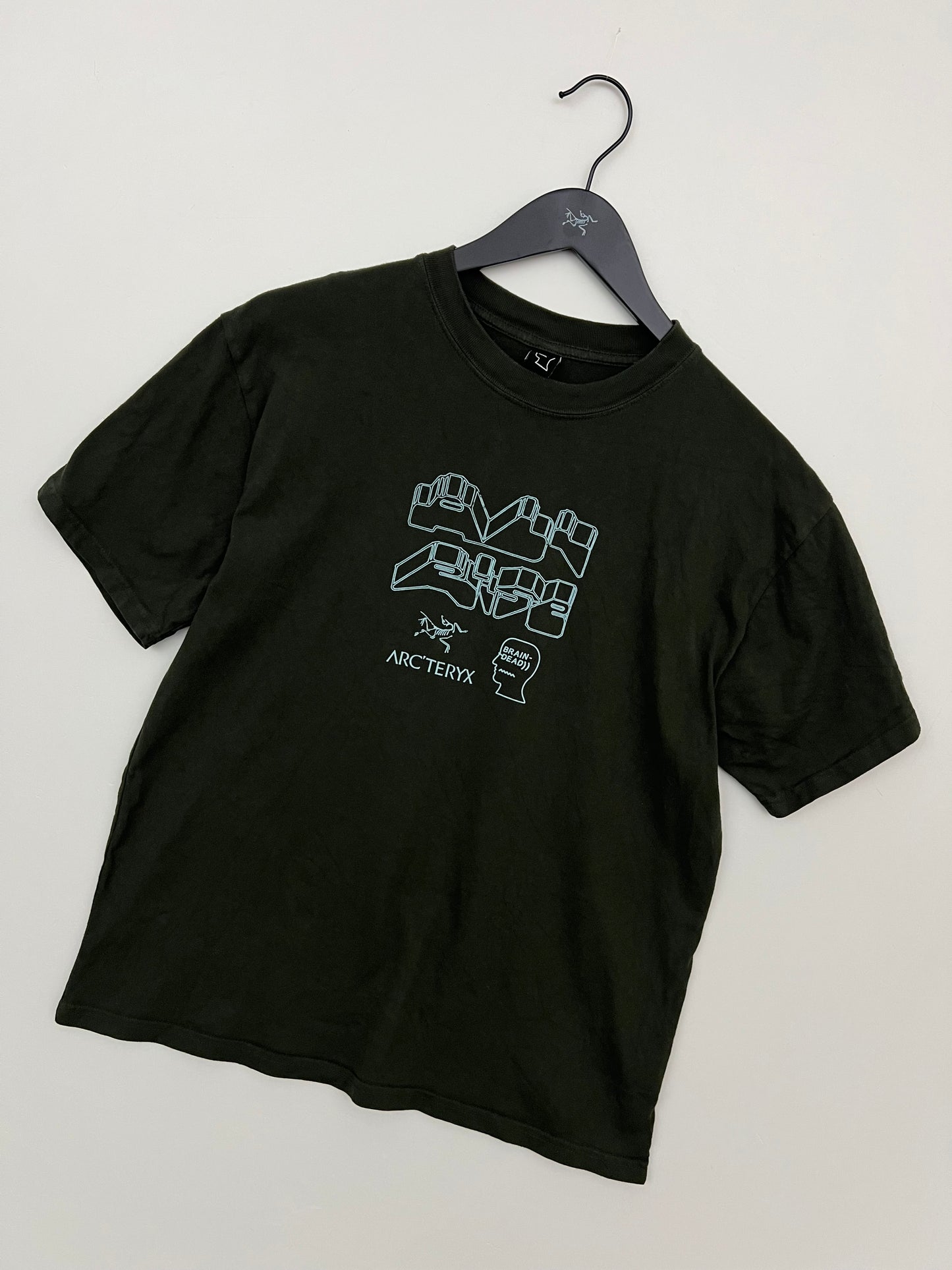 Brain Dead x Arc'teryx All Rise London T-shirt Green Men’s Size S Small