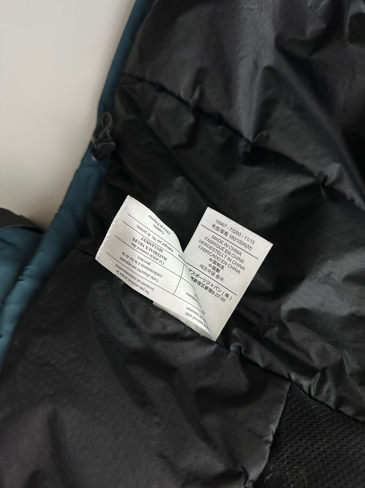 Arc’teryx Fission SL Jacket Hinto Blue Men’s M Medium Gore-Tex