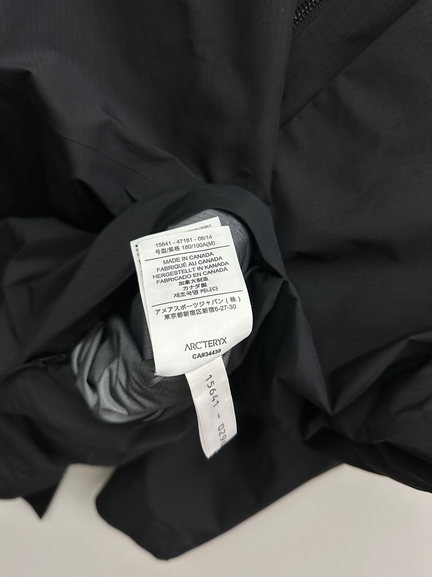 Arc’teryx Veilance Monitor Coat Black Men’s M Medium Gore-Tex