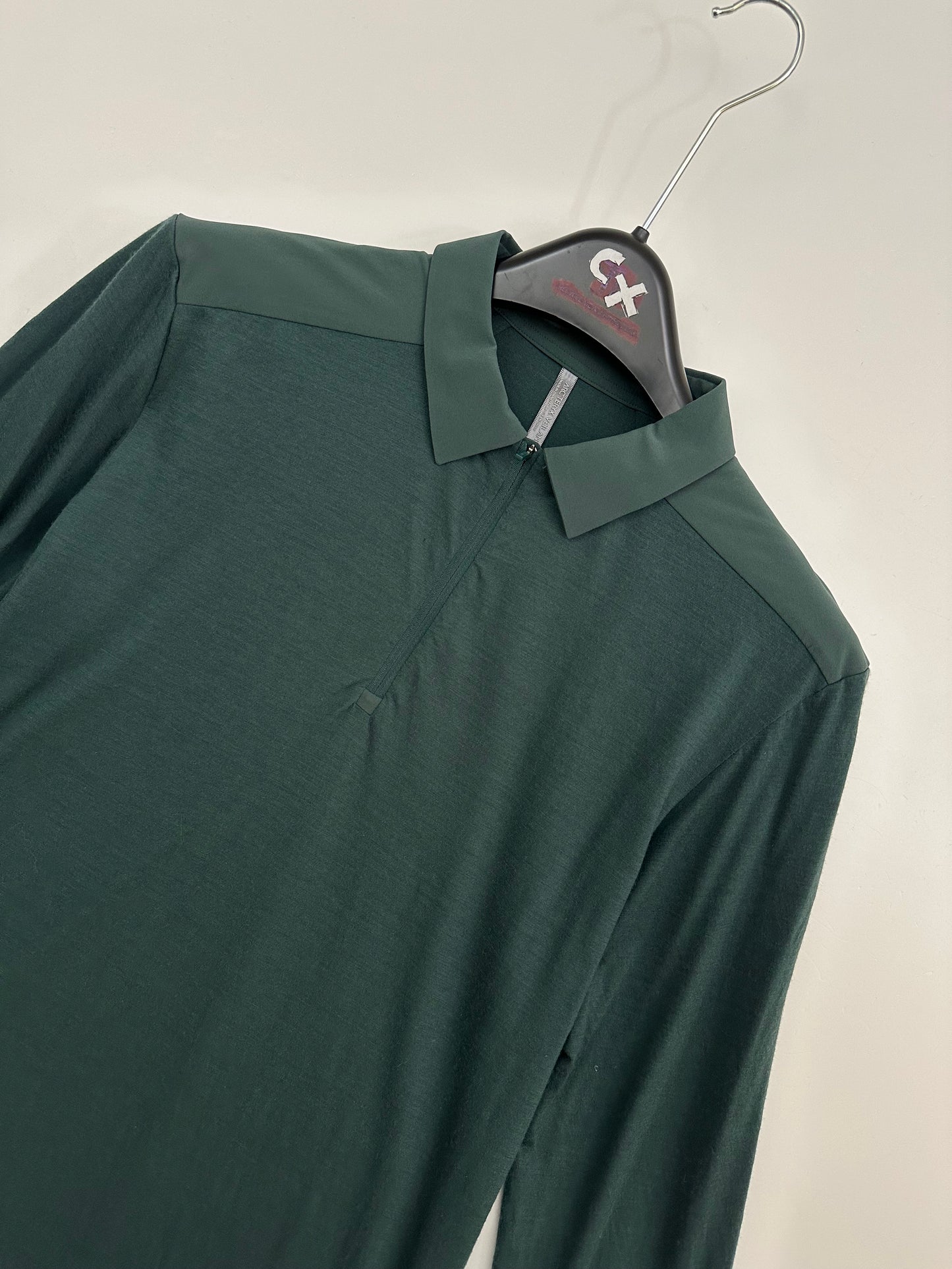 Arc’teryx Veilance Frame LS Polo Green Men’s S Small Merino Wool