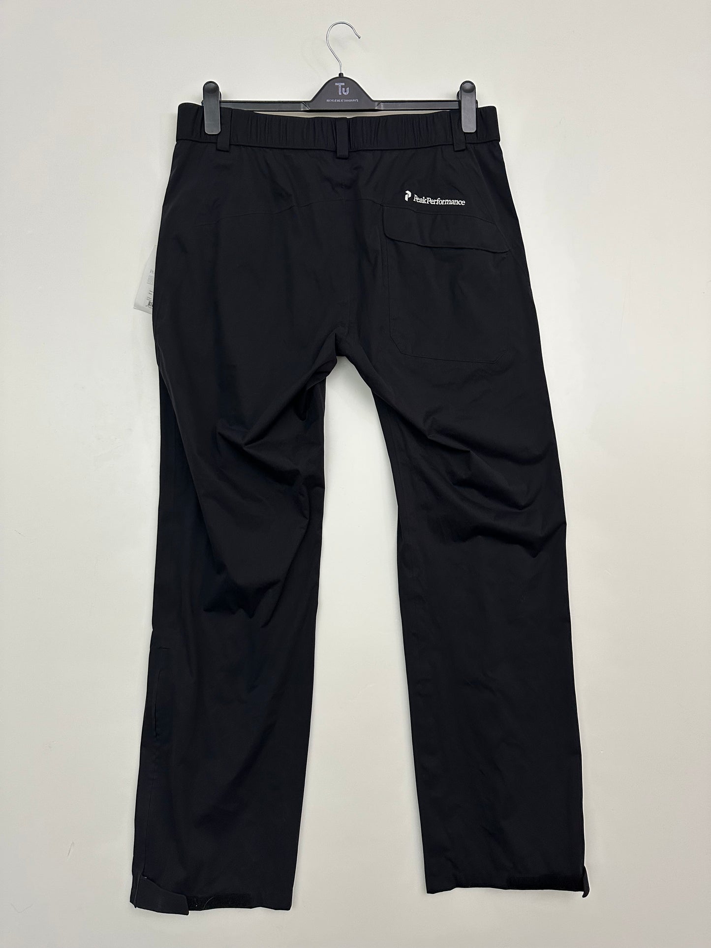 Peak Performance Men's G Hybrid Pants Size XL Black Waterproof