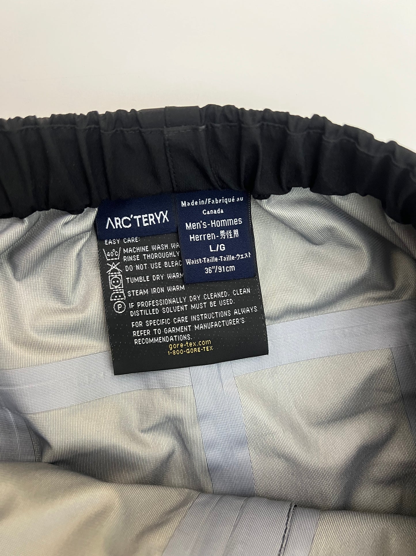 Arc'teryx Sabre Pant Black Men’s L Large Gore-Tex