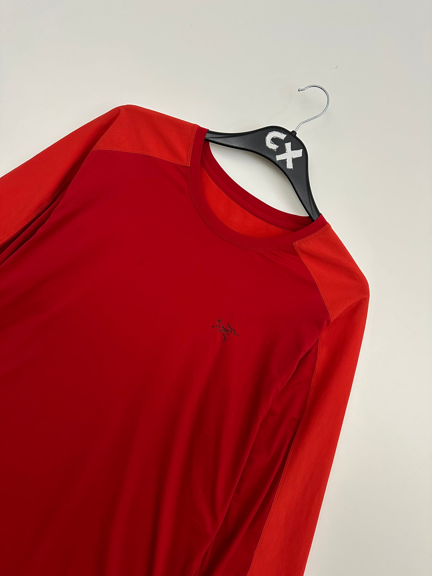 Arc'teryx Ether Comp Crew Long Sleeve Men's XXL Vermillion Red