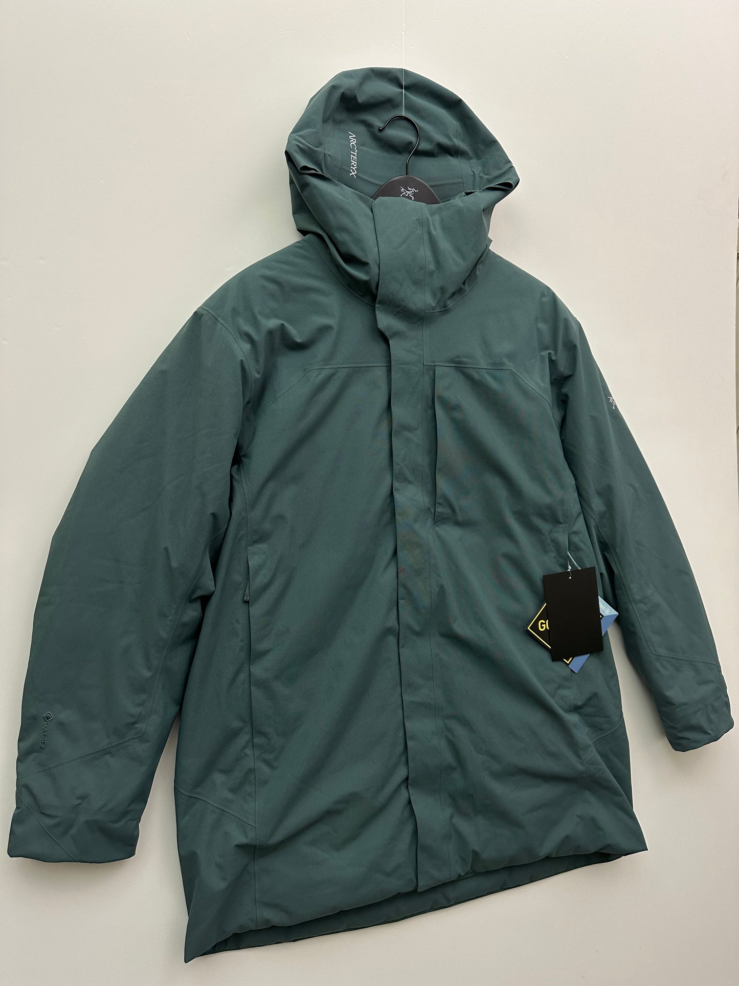 Arc’teryx Therme Parka Boxcar Green Men’s XL Extra Large Gore-Tex