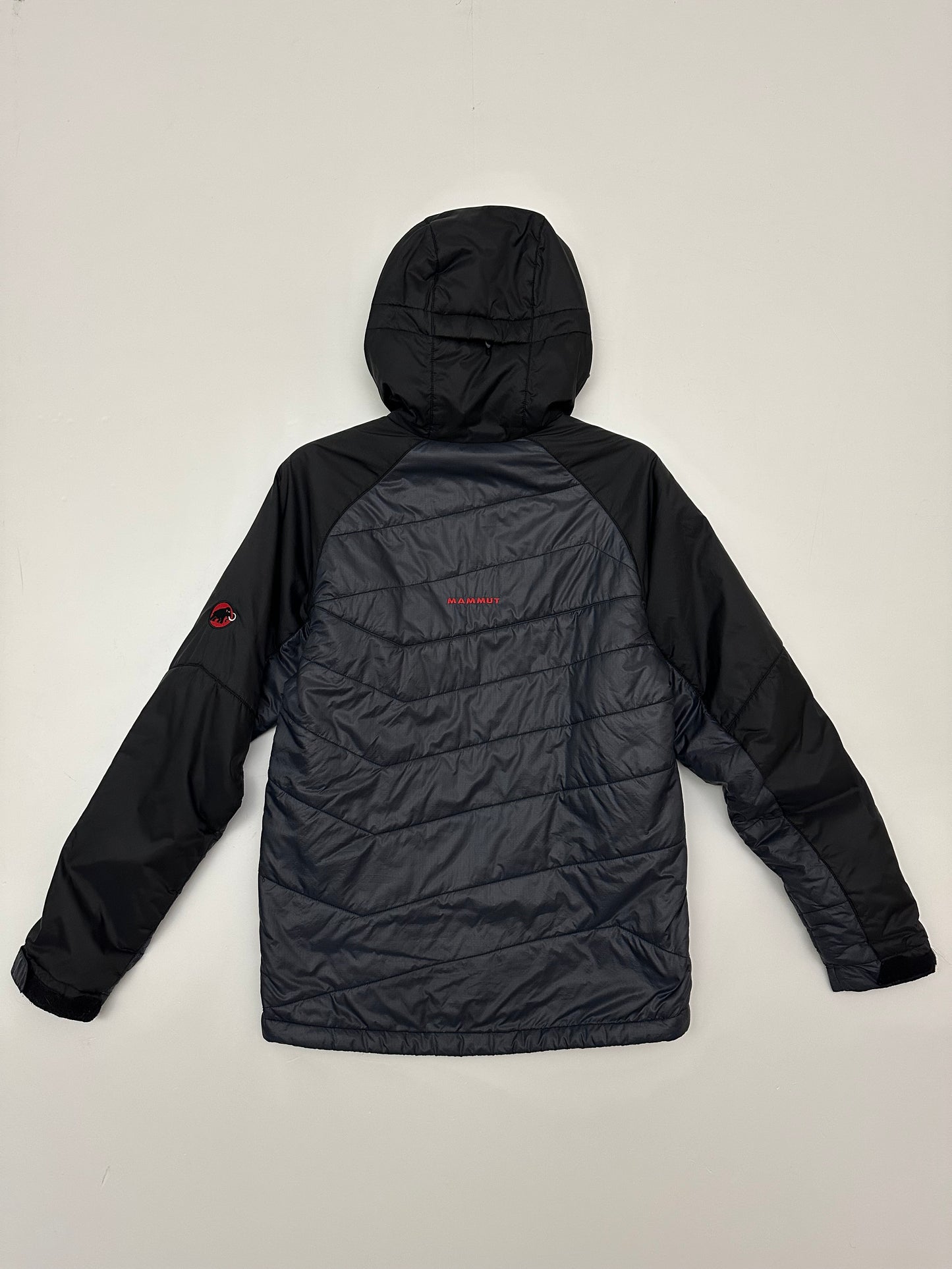 Mammut Rime Pro Insulated Hooded Jacket Men’s M Medium Black / Dark Grey