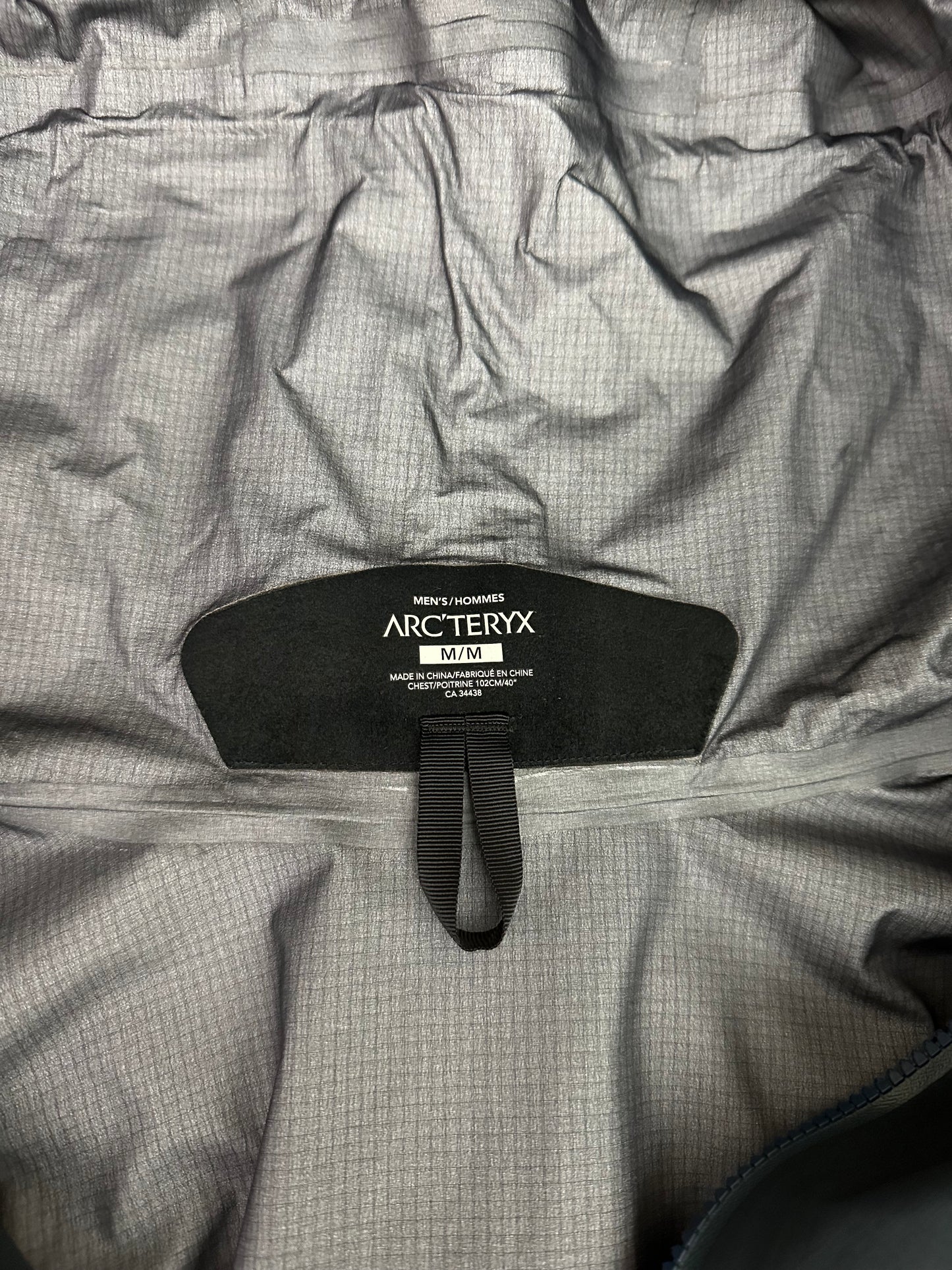 Arc’teryx Rush Jacket Mintaka Grey Men’s M Medium Gore-Tex Pro RECCO