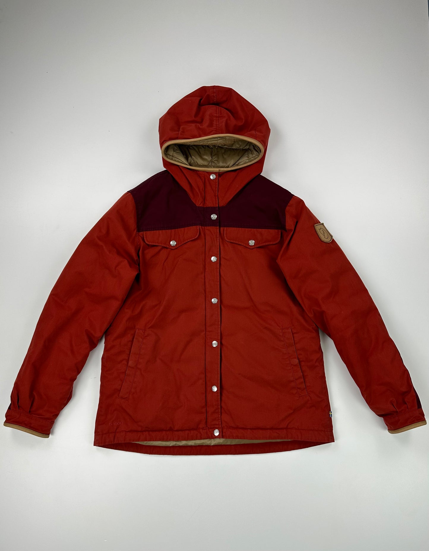 Fjallraven Greenland No. 1 Down Jacket Women’s L Large Red G-1000