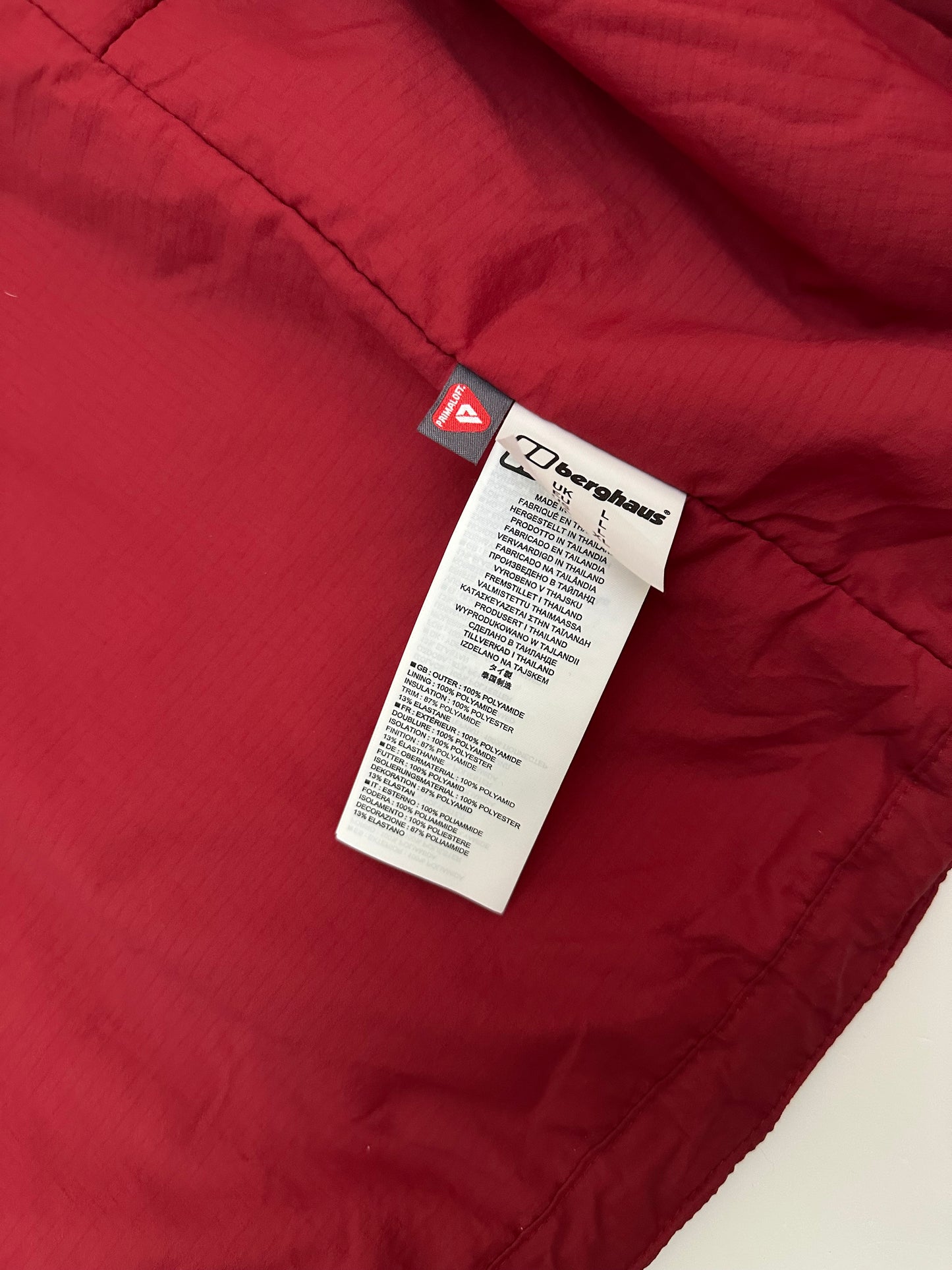 Berghaus MTN Seeker MW Synthetic Hoody Men's M Medium Red/Black